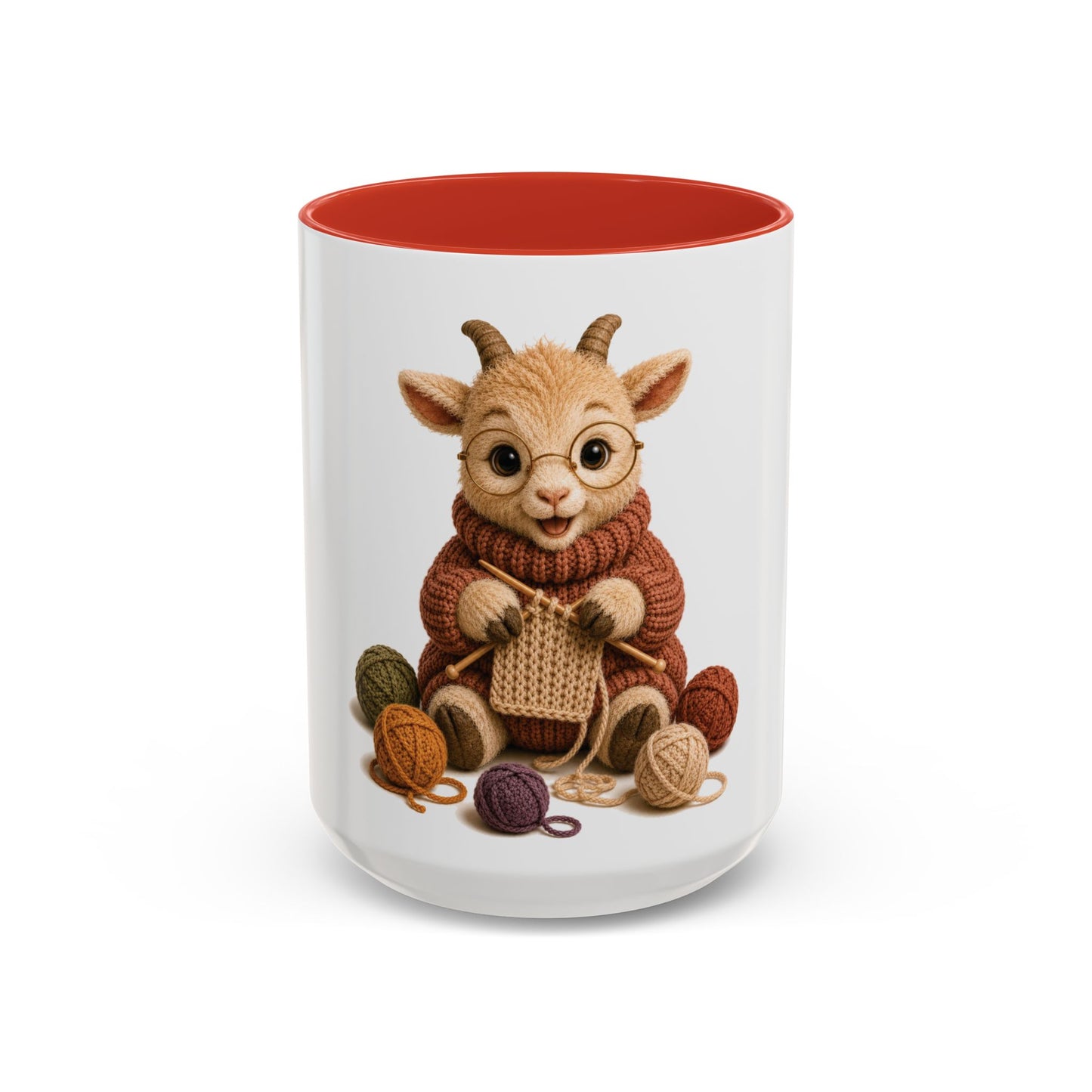 Goat Knitting Mug – Barnyard Stitch Club Mug (11/15oz)