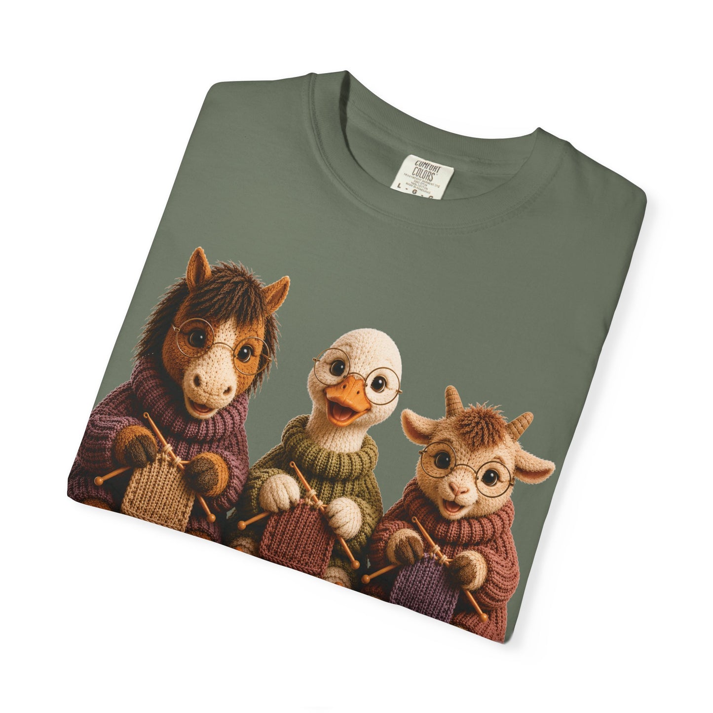 Horse, Goose, Goat Knitting– Barnyard Stitch Club T‑Shirt