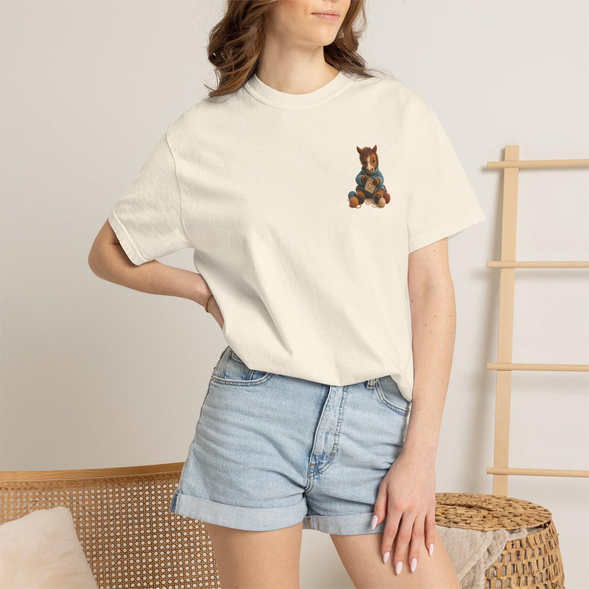 Horse Crocheting — Barnyard Stitch Club T-Shirt