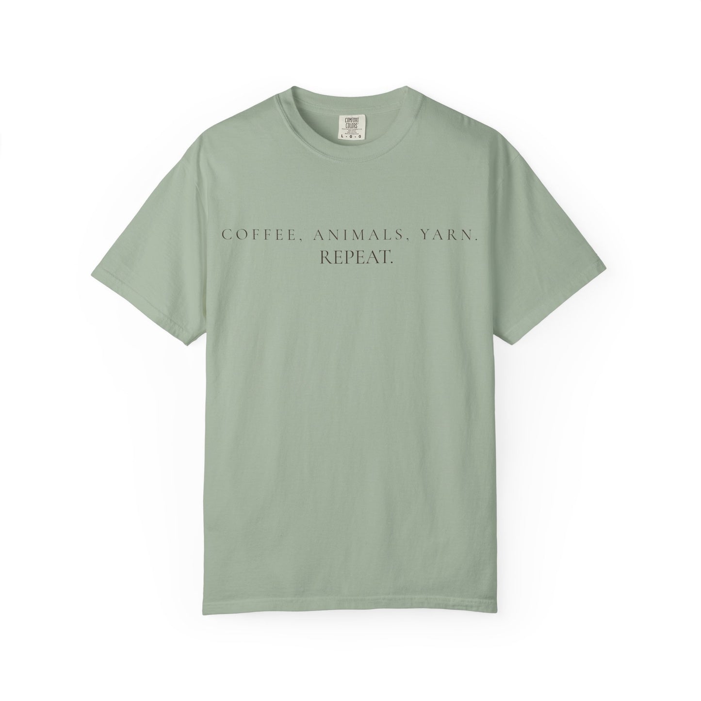Coffee Animals Yarn. Repeat. — Wit & Wisdom T-Shirt