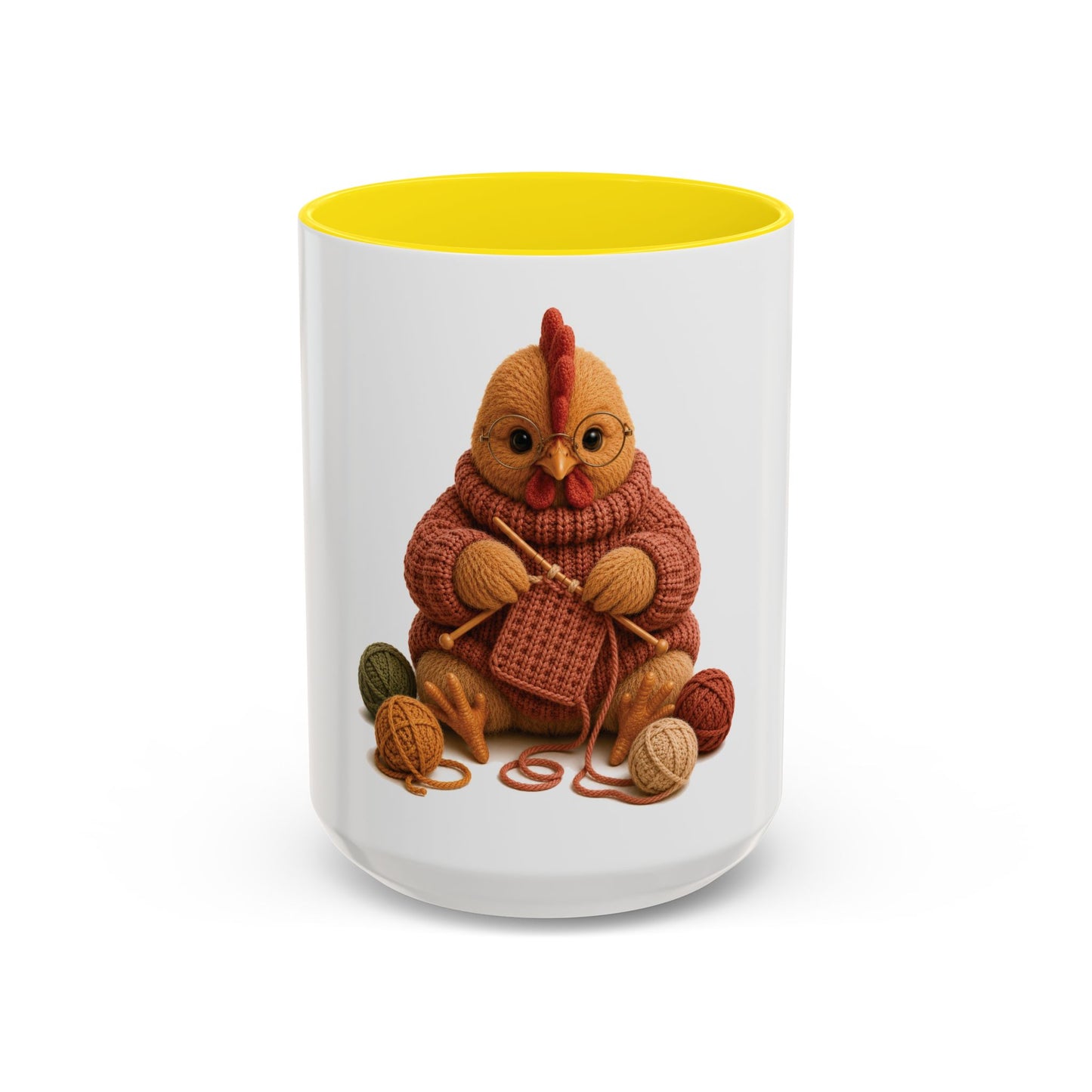 Chicken Knitting Mug — Barnyard Stitch Club Mug (11/15oz)