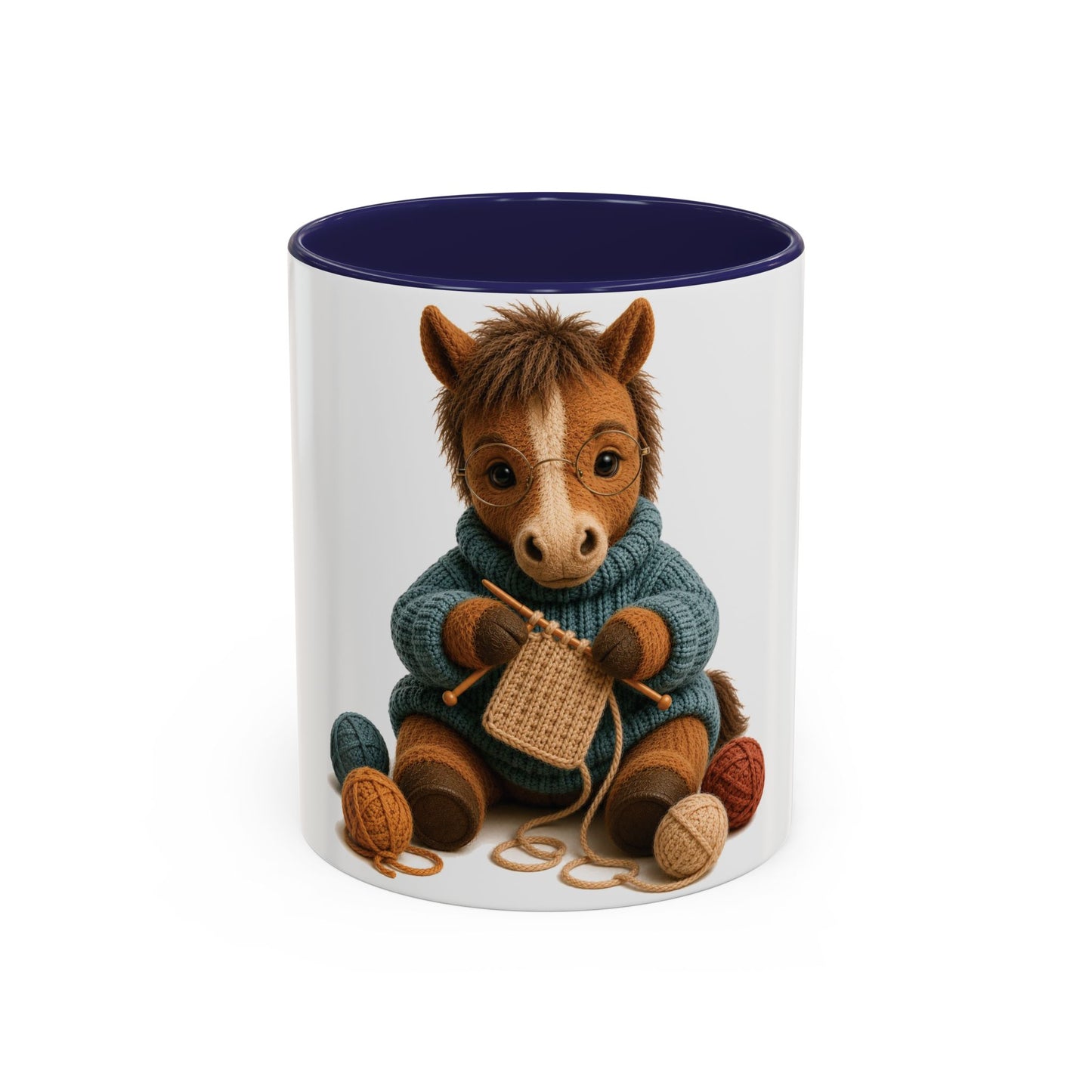 Horse Knitting Mug — Barnyard Stitch Club Mug (11/15oz)