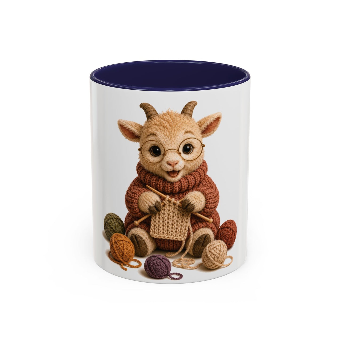 Goat Knitting Mug – Barnyard Stitch Club Mug (11/15oz)