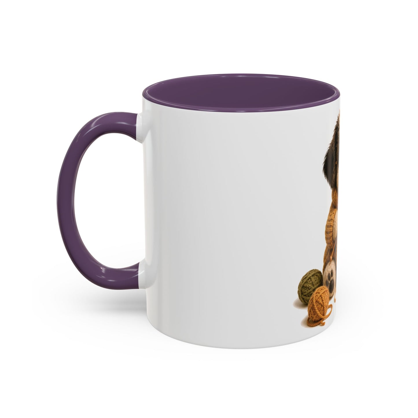 Sheep Dog Knitting Mug — Barnyard Stitch Club Mug (11/15oz)