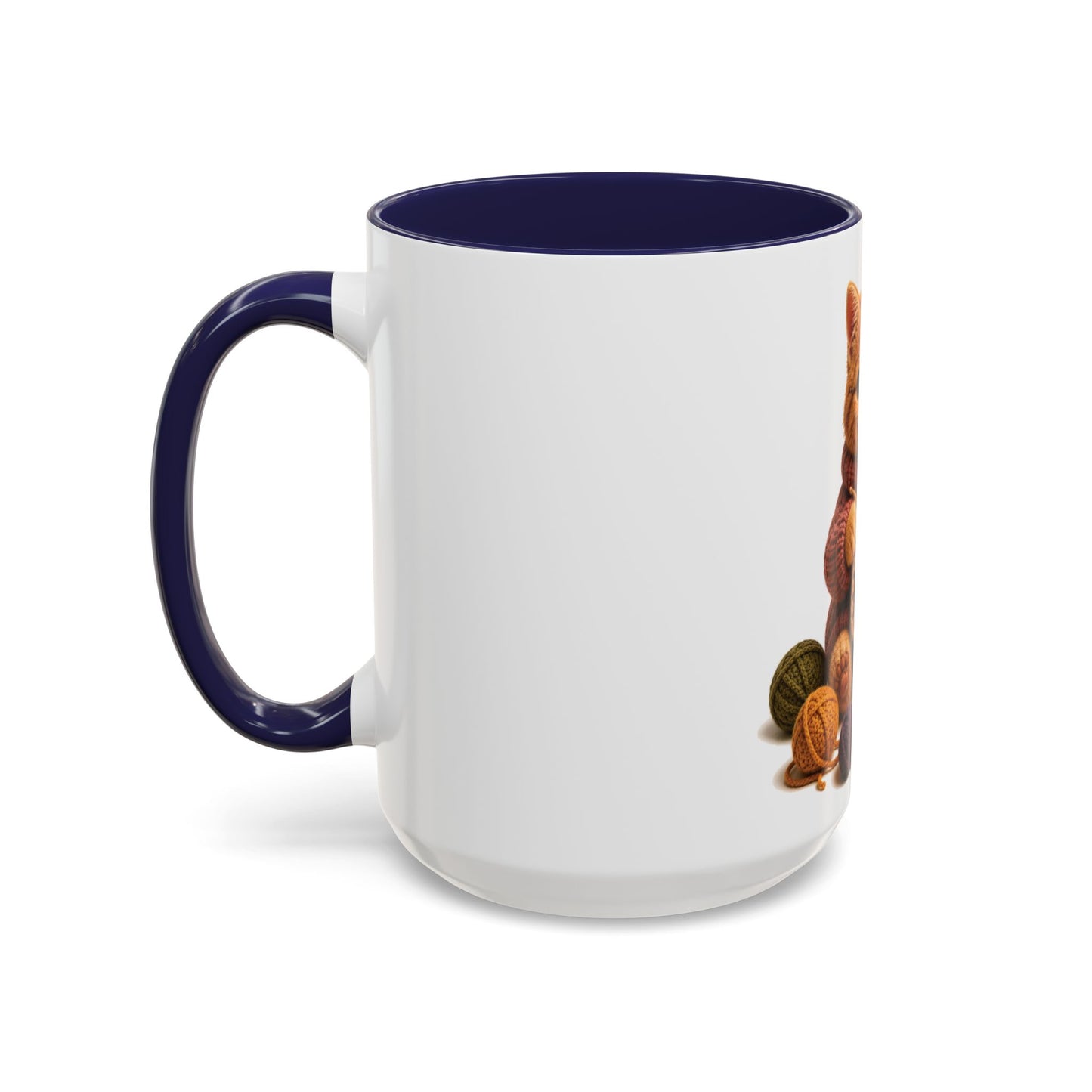Cat Crocheting Mug — Barnyard Stitch Club Mug (11/15oz)