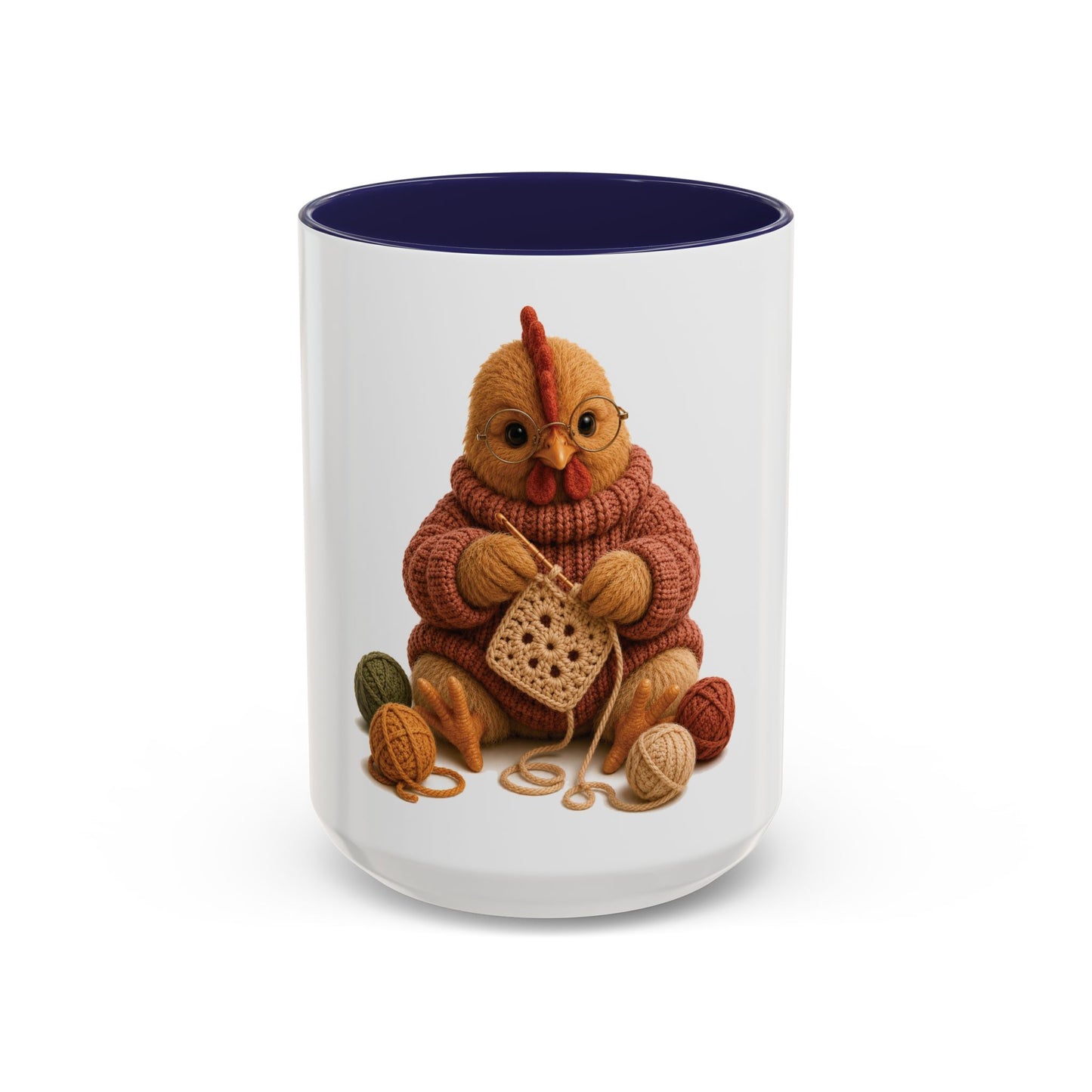 Chicken Crocheting Mug - Barnyard Stitch Club Mug (11/15oz)