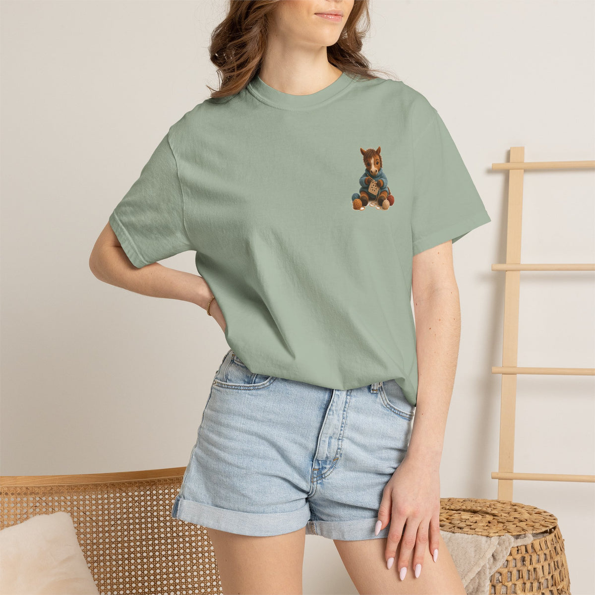 Horse Crocheting — Barnyard Stitch Club T-Shirt