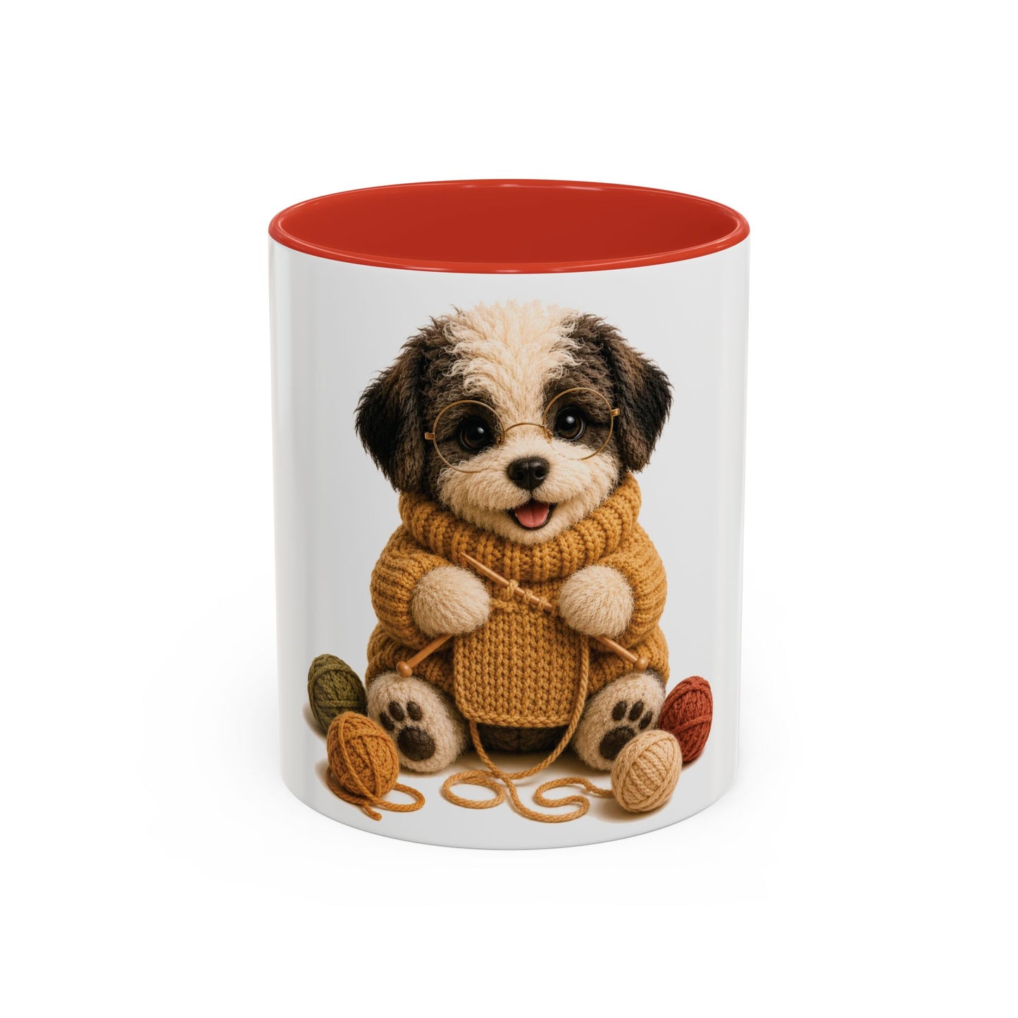 Sheep Dog Knitting Mug — Barnyard Stitch Club Mug (11/15oz)
