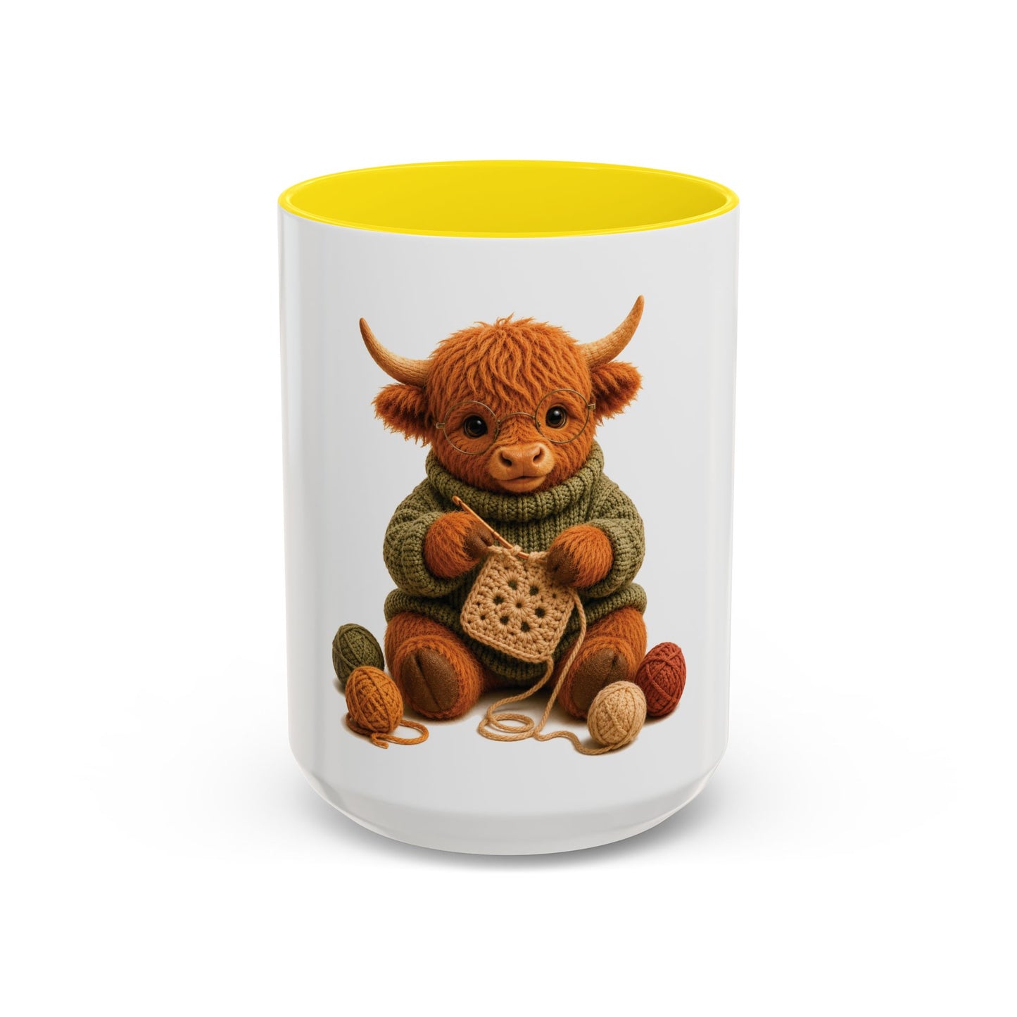 Hyland Cow Crocheting Mug - Barnyard Stitch Club  (11/15oz)