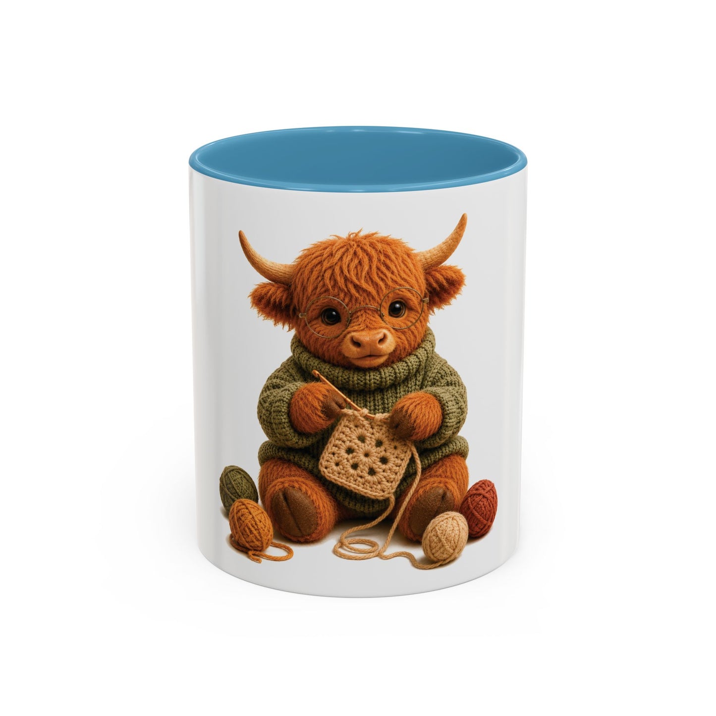 Hyland Cow Crocheting Mug - Barnyard Stitch Club  (11/15oz)