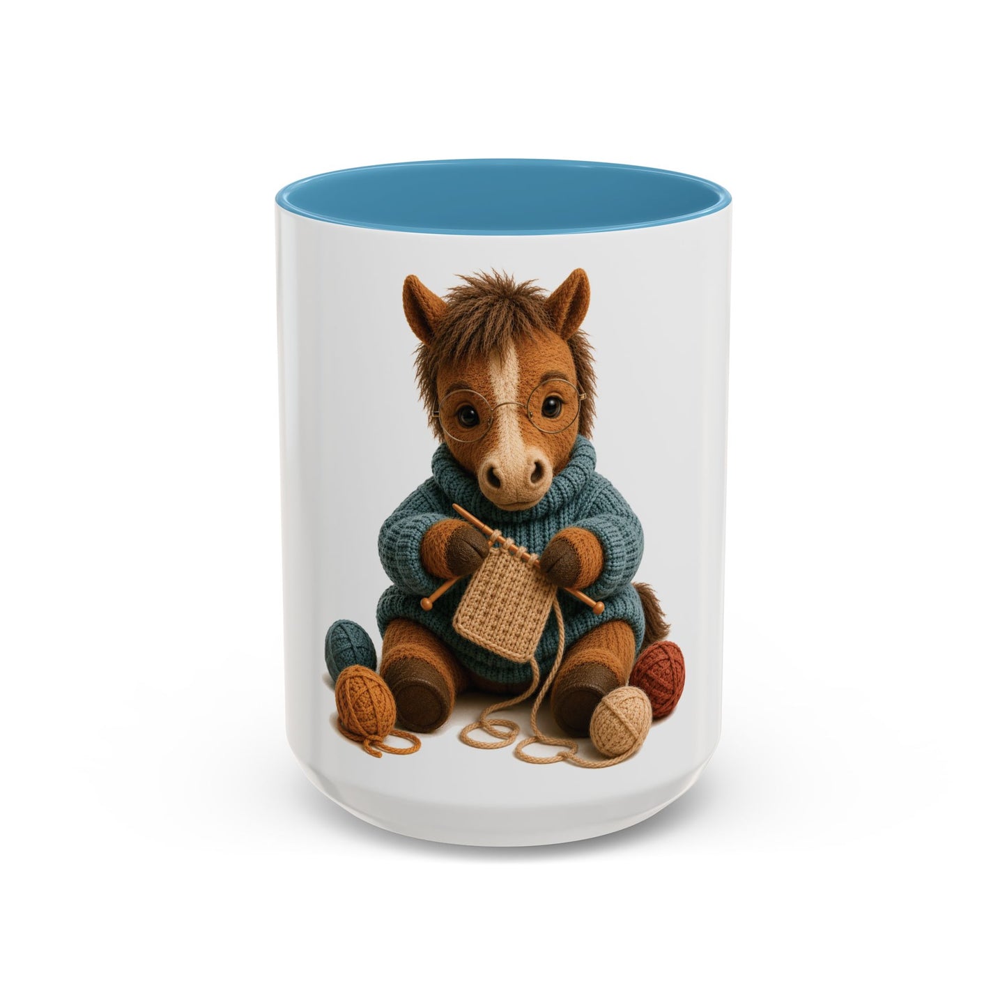 Horse Knitting Mug — Barnyard Stitch Club Mug (11/15oz)