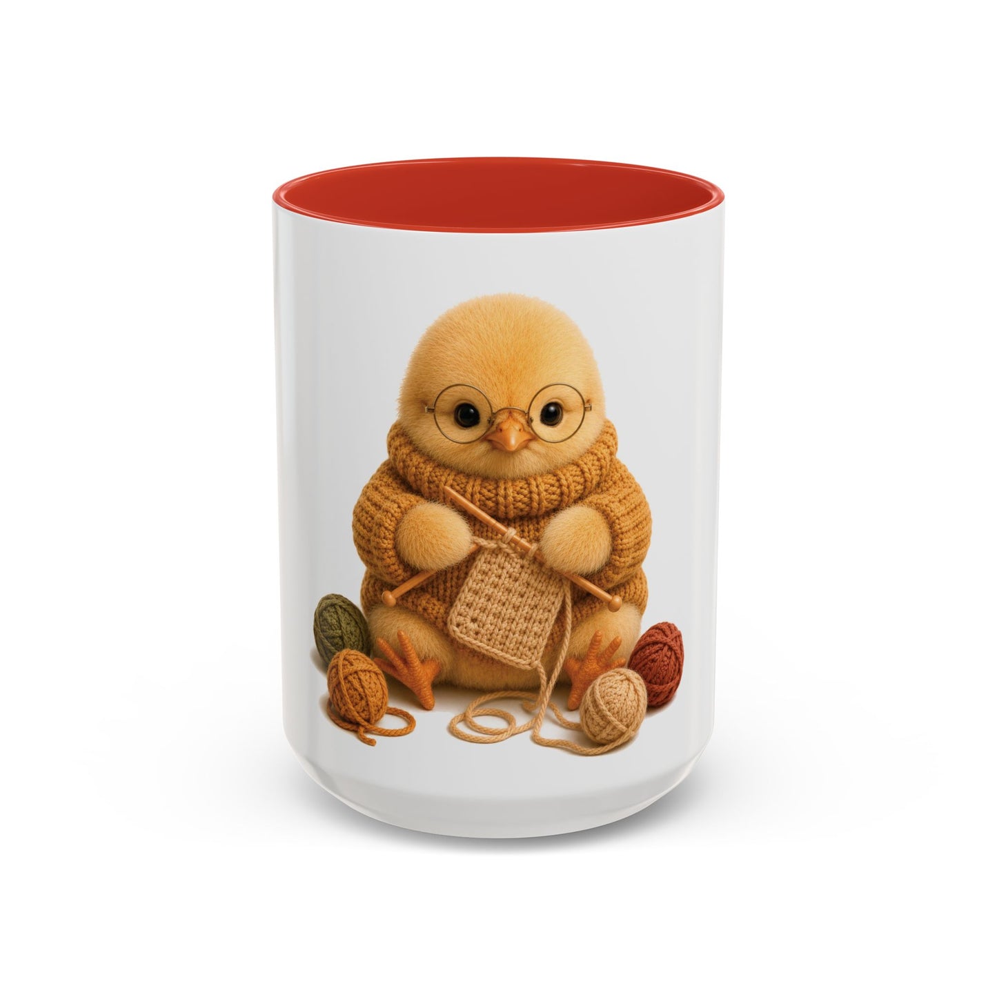 Chick Knitting Mug — Barnyard Stitch Club Mug (11/15oz)