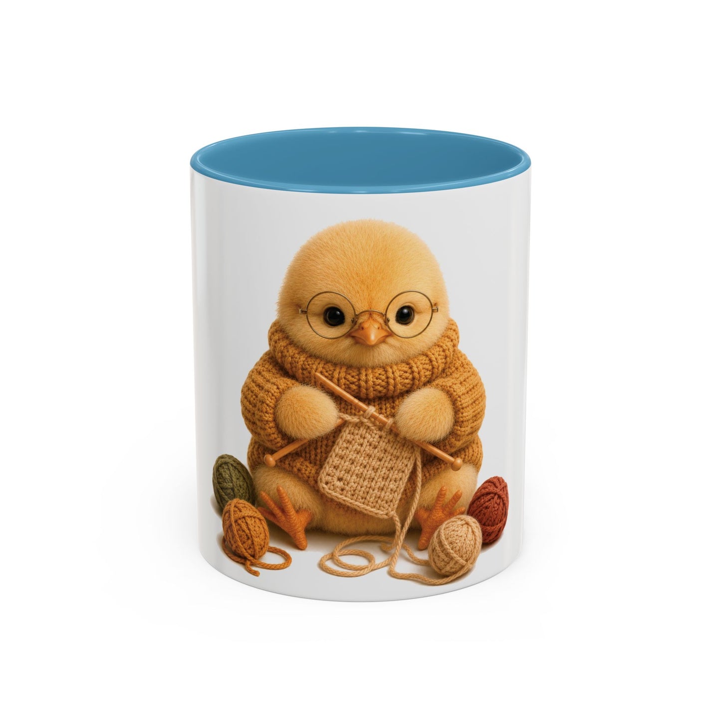 Chick Knitting Mug — Barnyard Stitch Club Mug (11/15oz)