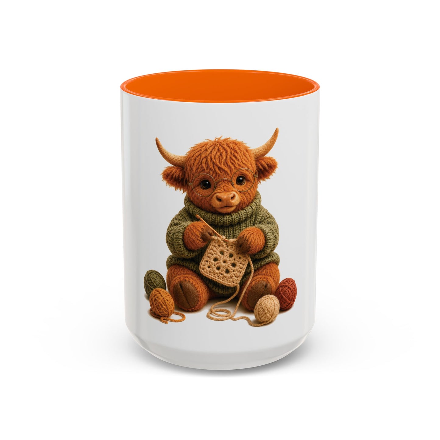 Hyland Cow Crocheting Mug - Barnyard Stitch Club  (11/15oz)