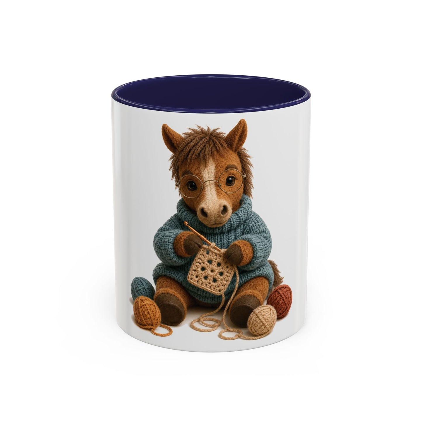 Horse Crocheting Mug — Barnyard Stitch Club Mug (11/15oz)
