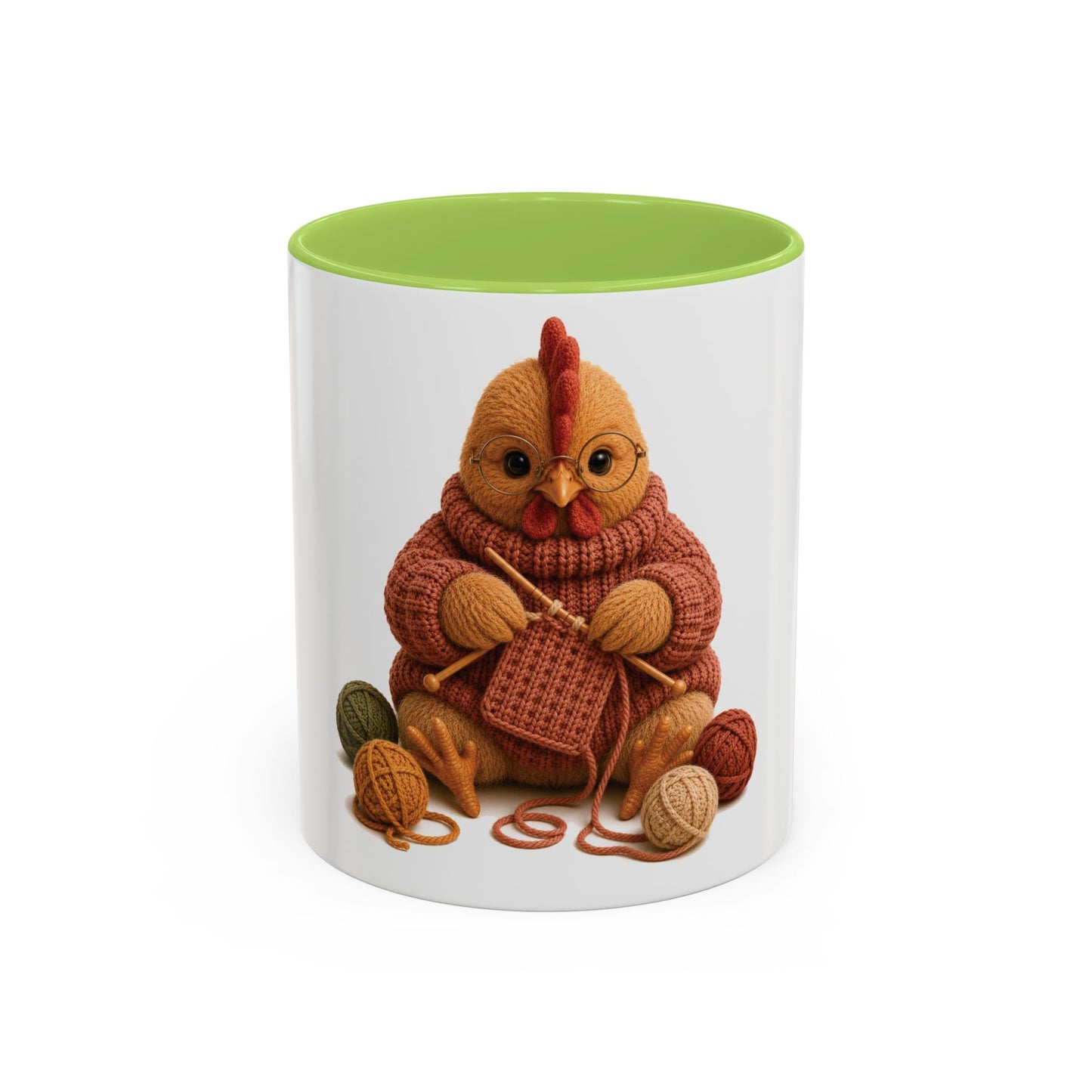 Chicken Knitting Mug — Barnyard Stitch Club Mug (11/15oz)