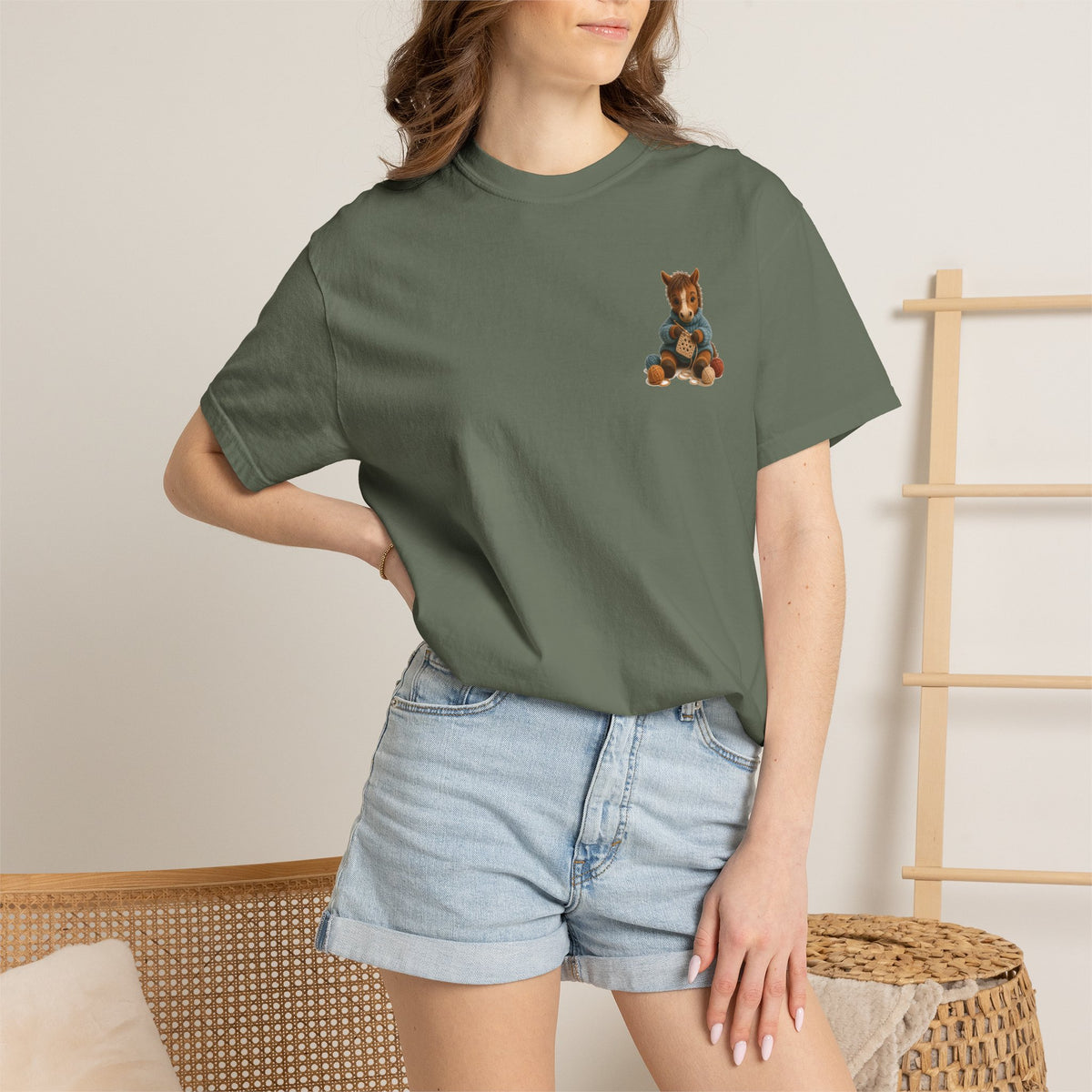 Horse Crocheting — Barnyard Stitch Club T-Shirt