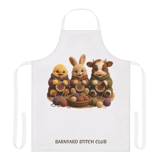 Chick, Bunny, Cow Crocheting — Barnyard Stitch Club Apron