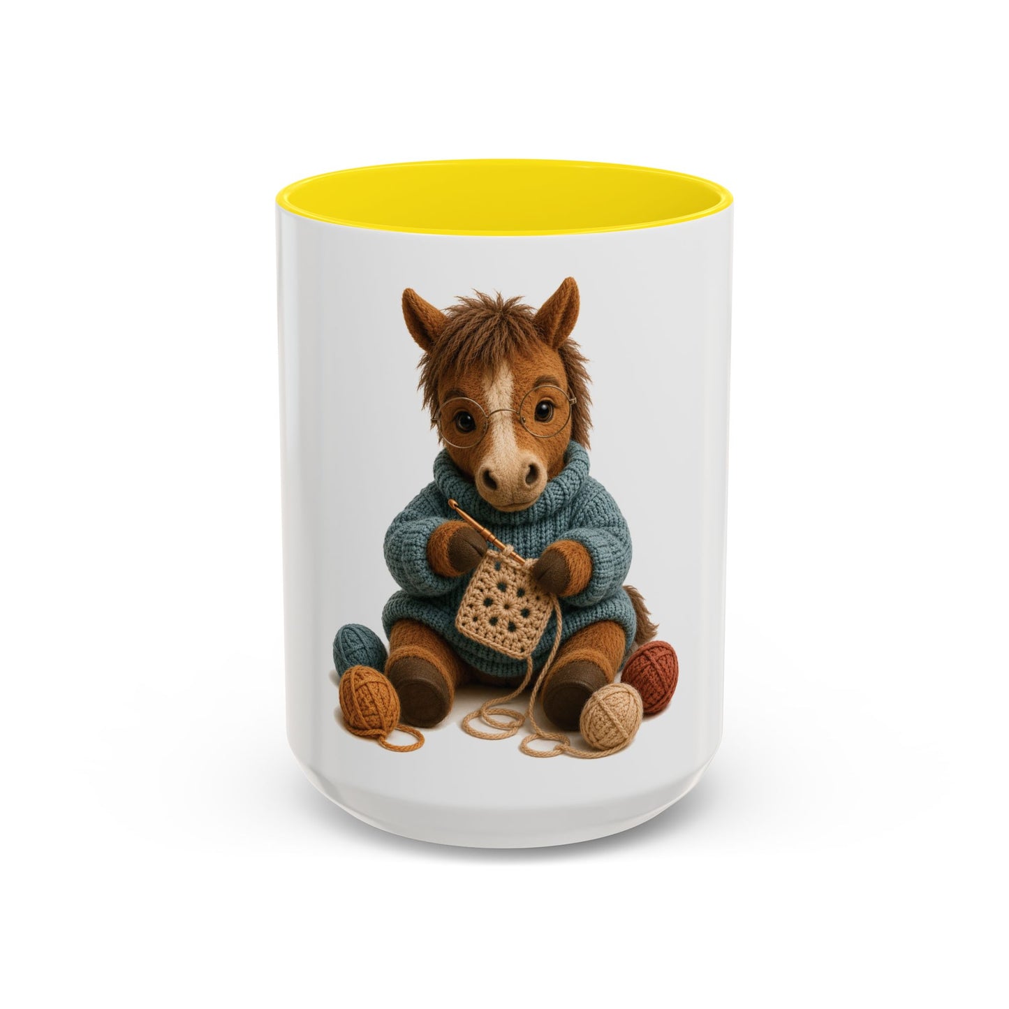 Horse Crocheting Mug — Barnyard Stitch Club Mug (11/15oz)