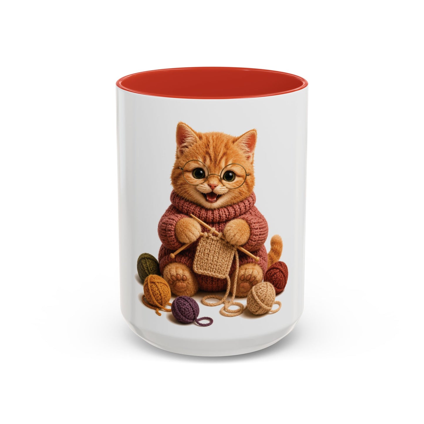Cat Knitting Mug —Barnyard Stitch Club Mug (11/15oz)