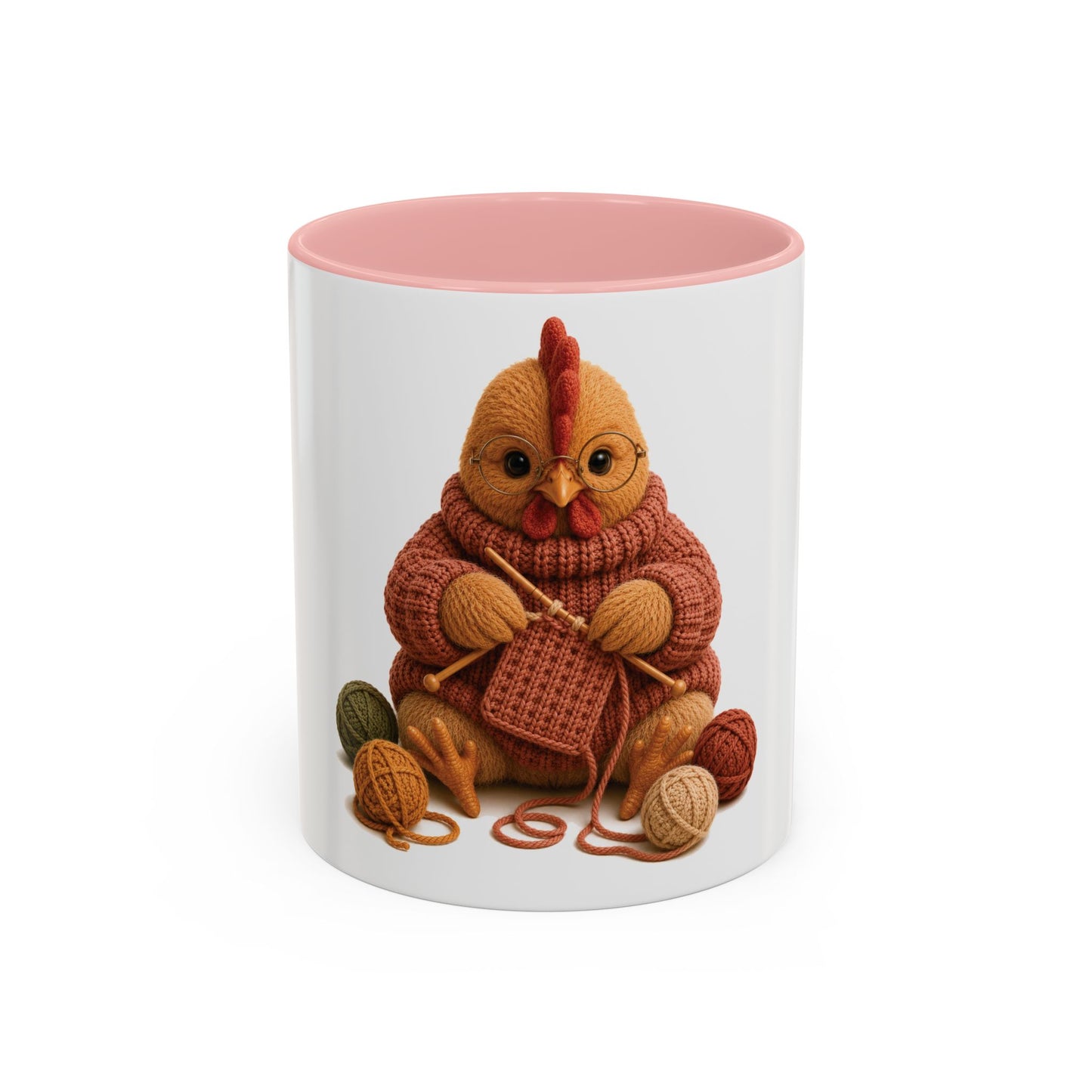Chicken Knitting Mug — Barnyard Stitch Club Mug (11/15oz)