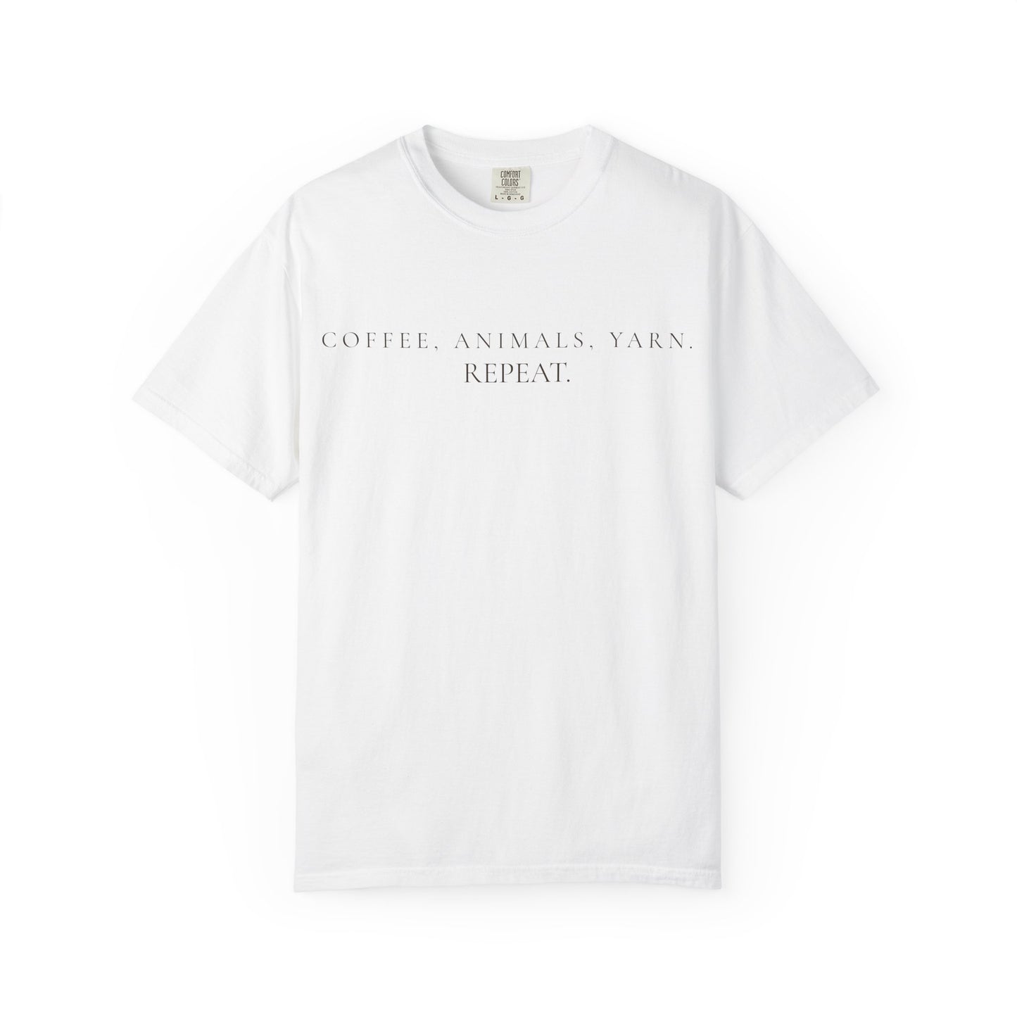 Coffee Animals Yarn. Repeat. — Wit & Wisdom T-Shirt