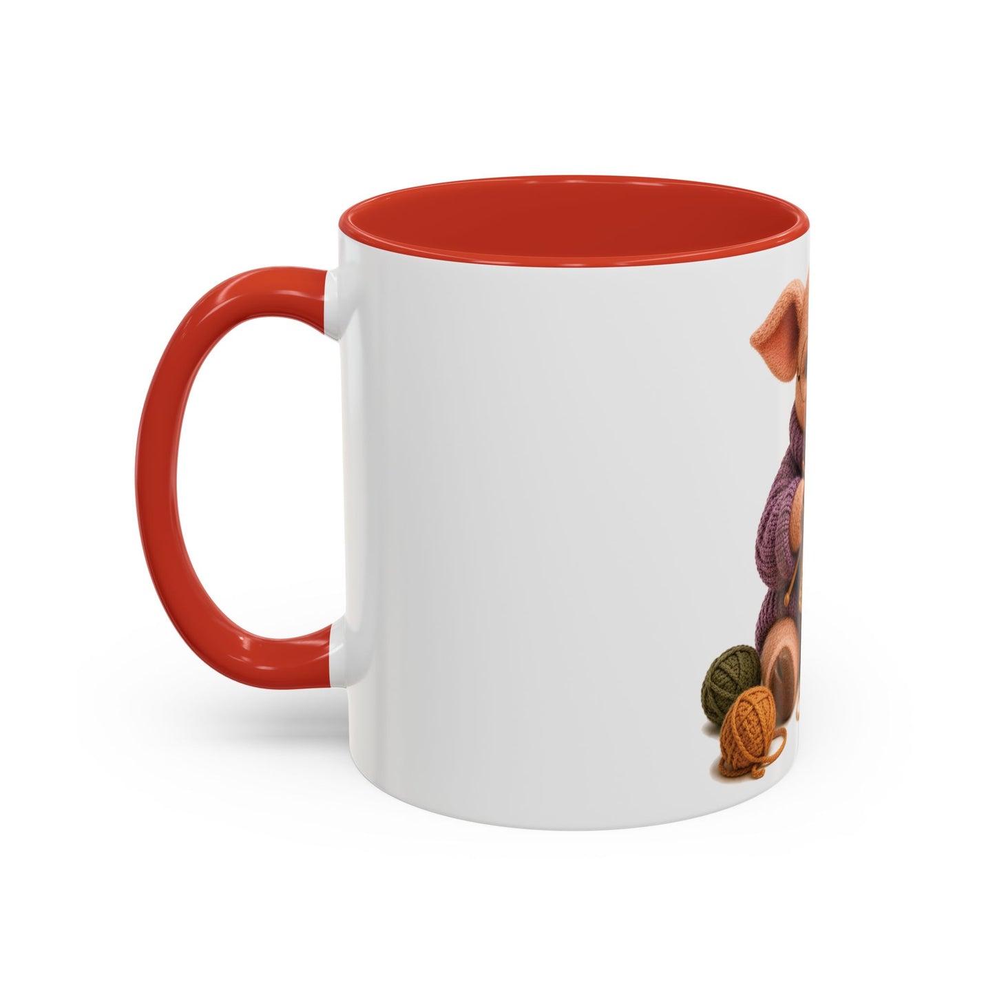 Pig Knitting Mug — Barnyard Stitch Club Mug (11/15oz)