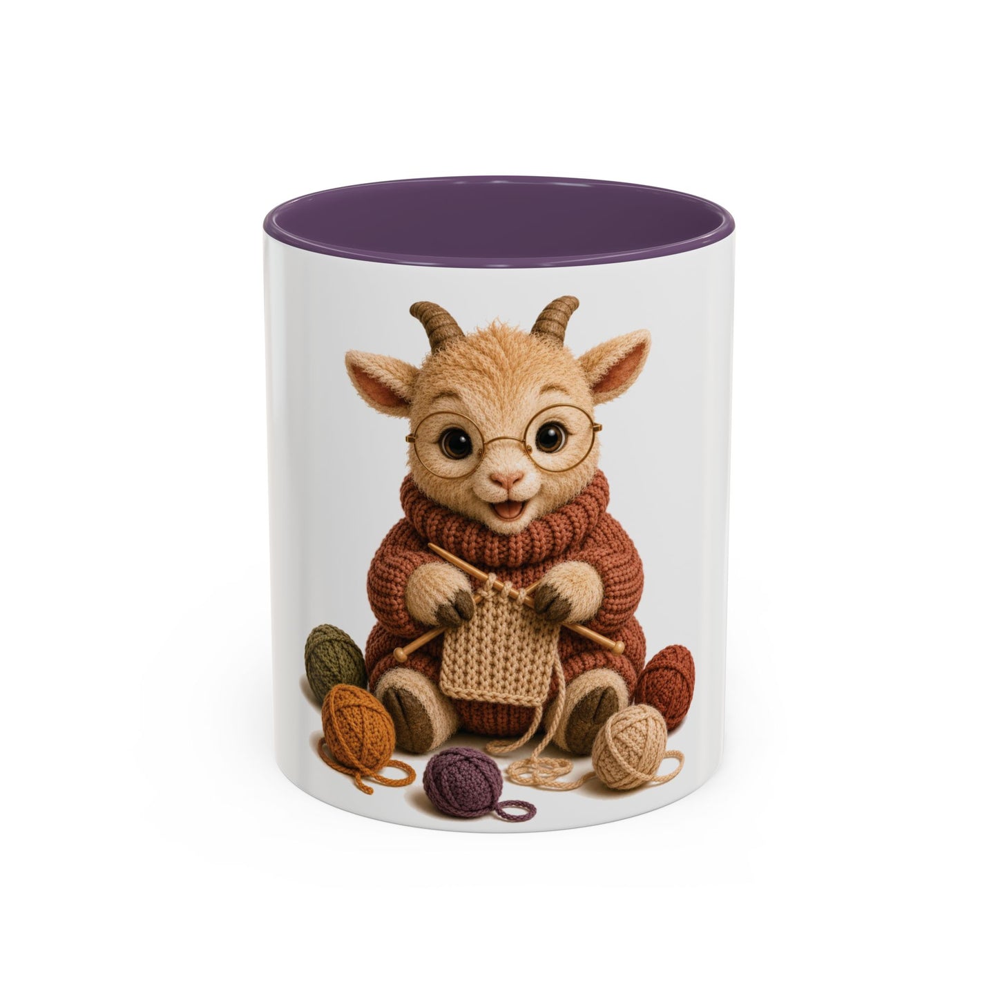 Goat Knitting Mug – Barnyard Stitch Club Mug (11/15oz)