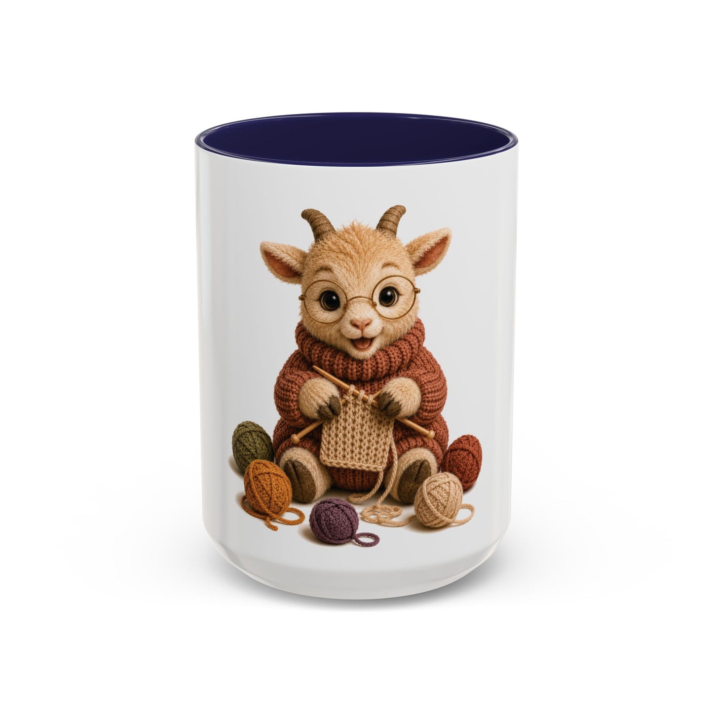 Goat Knitting Mug – Barnyard Stitch Club Mug (11/15oz)