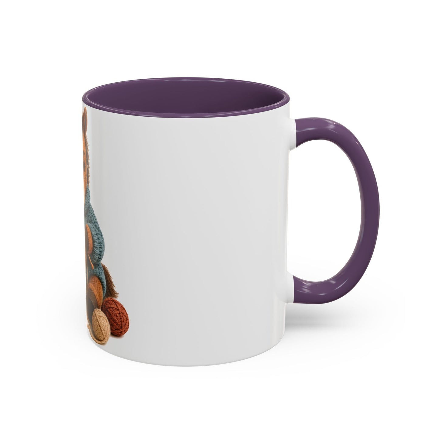 Horse Knitting Mug — Barnyard Stitch Club Mug (11/15oz)