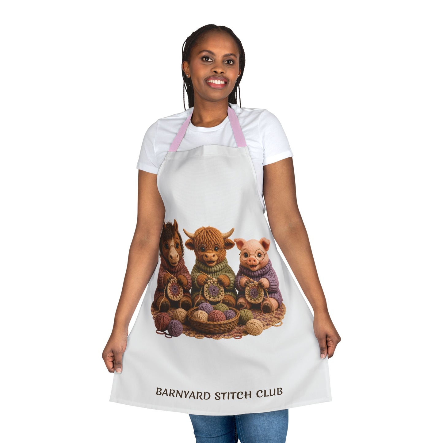 Horse, Hyland Cow, Pig Crocheting — Barnyard Stitch Club Apron