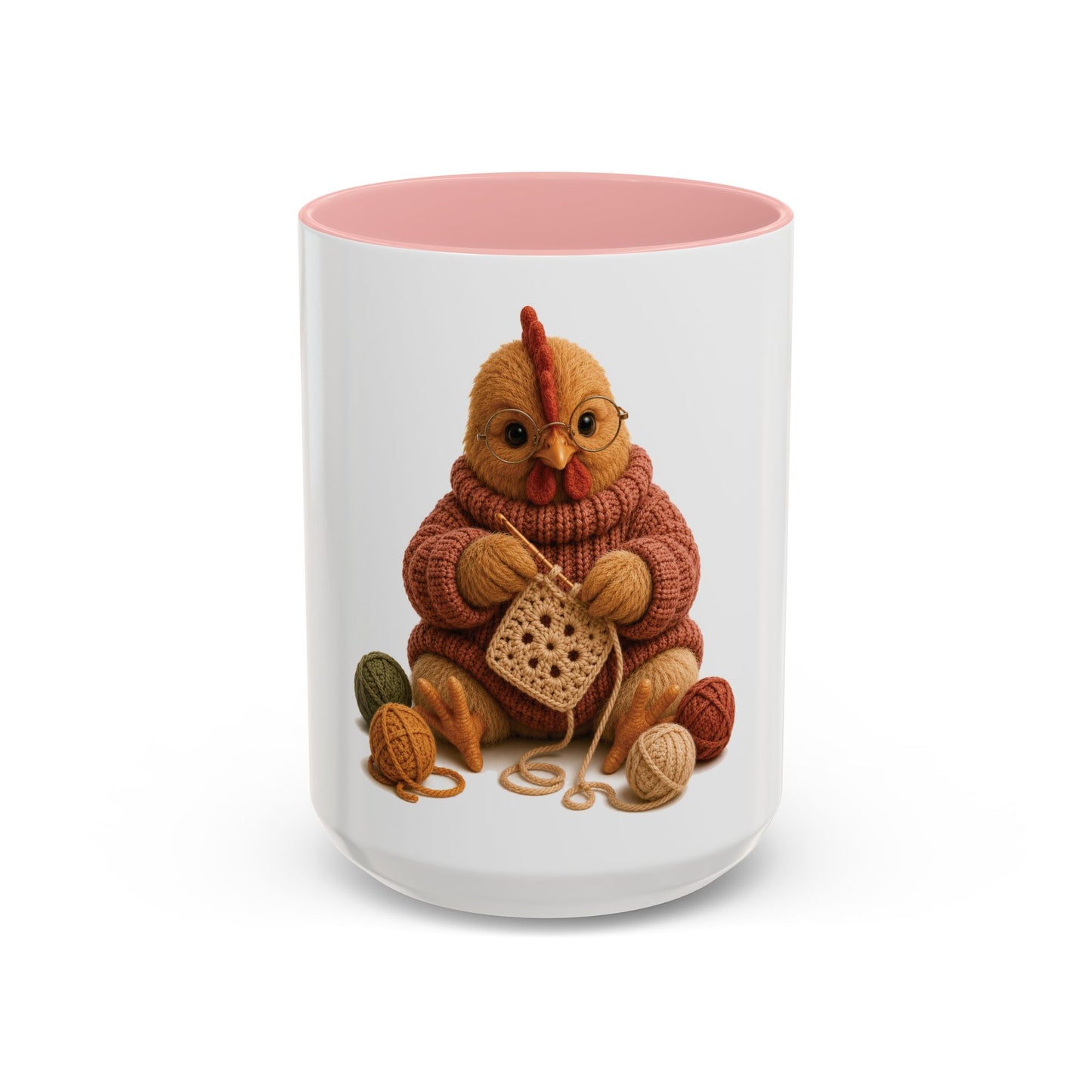 Chicken Crocheting Mug - Barnyard Stitch Club Mug (11/15oz)