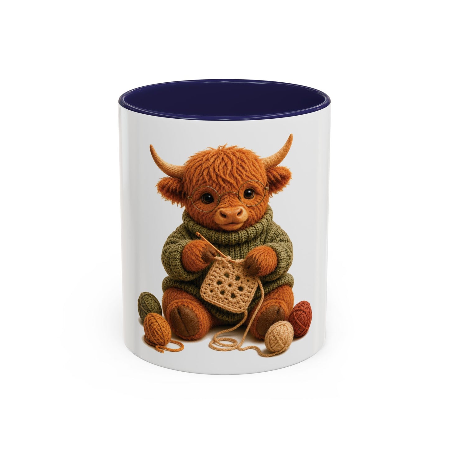Hyland Cow Crocheting Mug - Barnyard Stitch Club  (11/15oz)