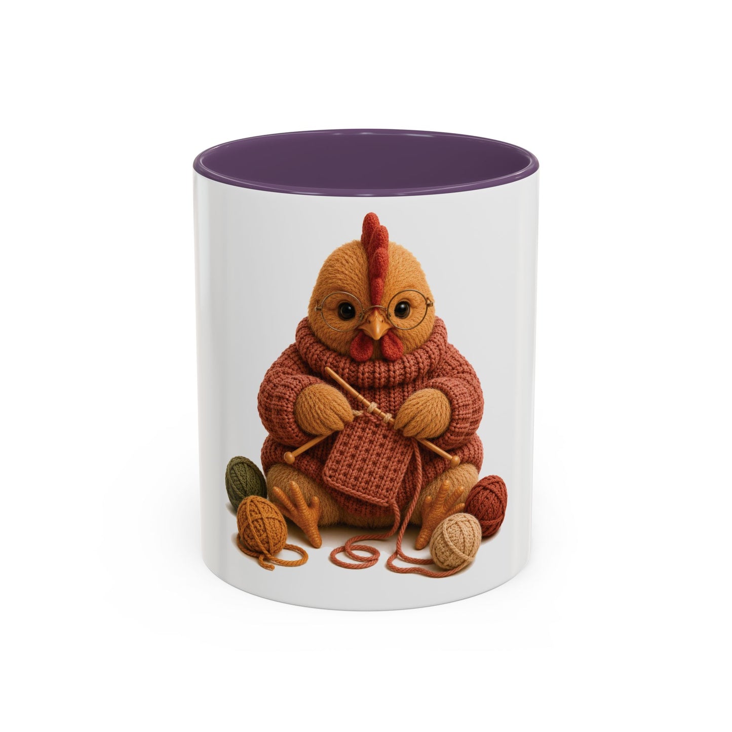 Chicken Knitting Mug — Barnyard Stitch Club Mug (11/15oz)
