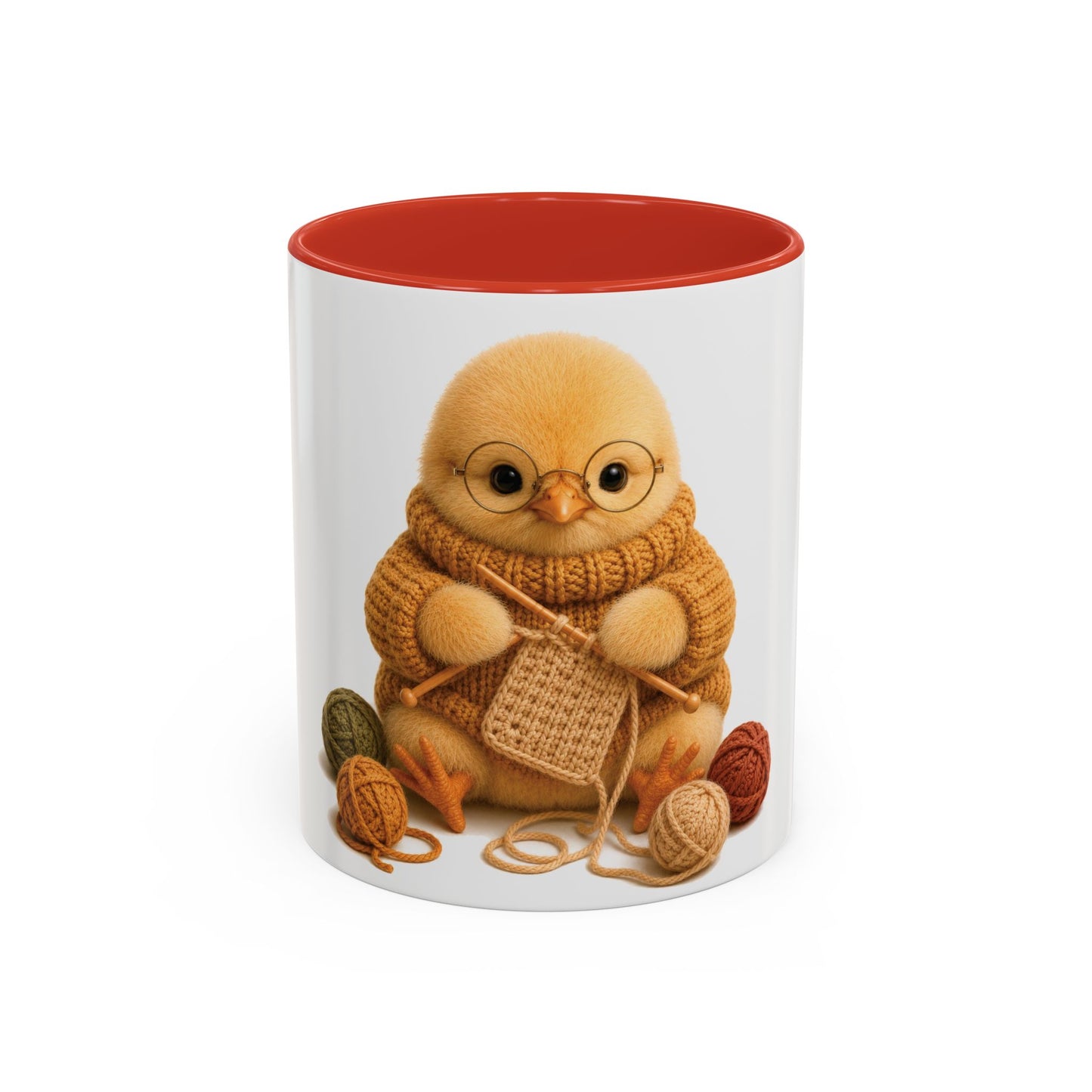 Chick Knitting Mug — Barnyard Stitch Club Mug (11/15oz)