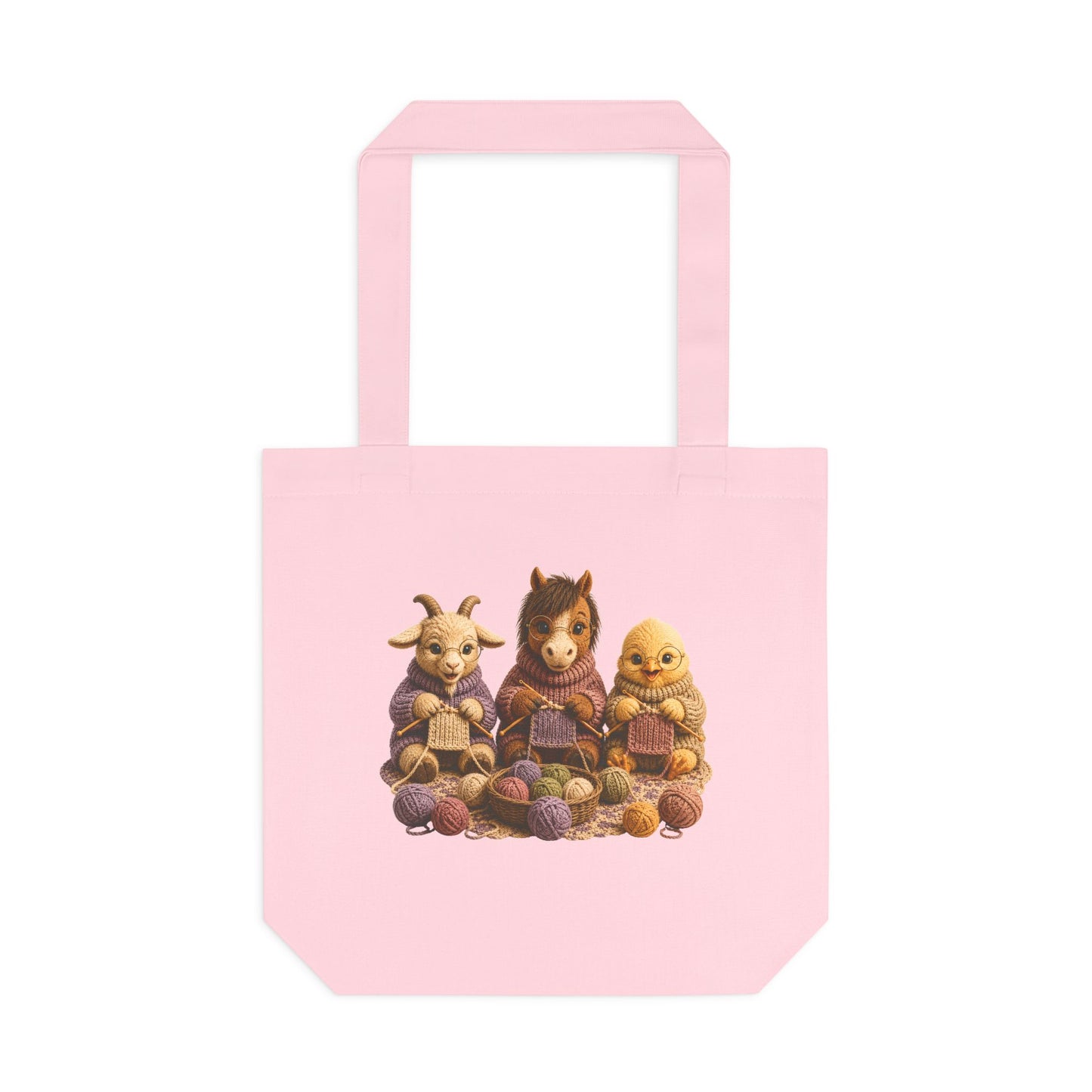 Goat Horse Chick Knit — Barnyard Stitch Club Tote