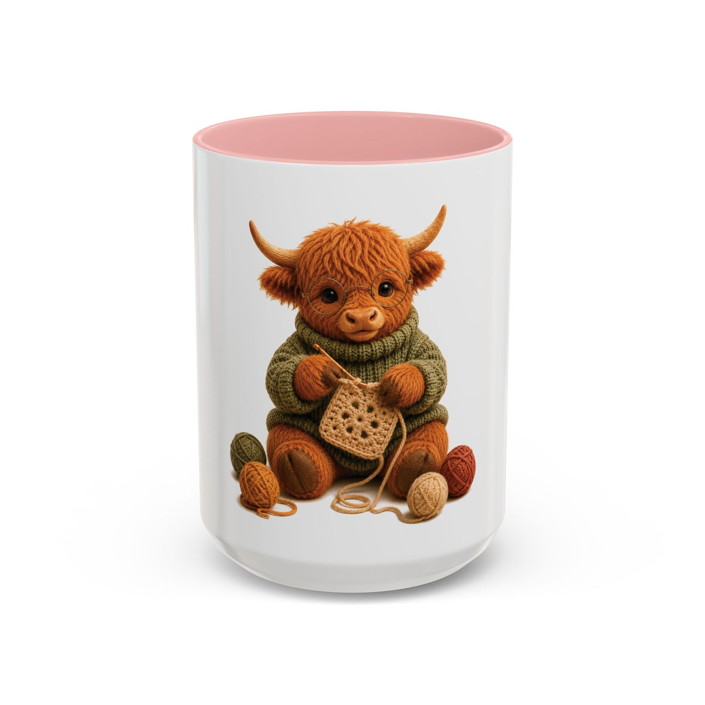 Hyland Cow Crocheting Mug - Barnyard Stitch Club  (11/15oz)