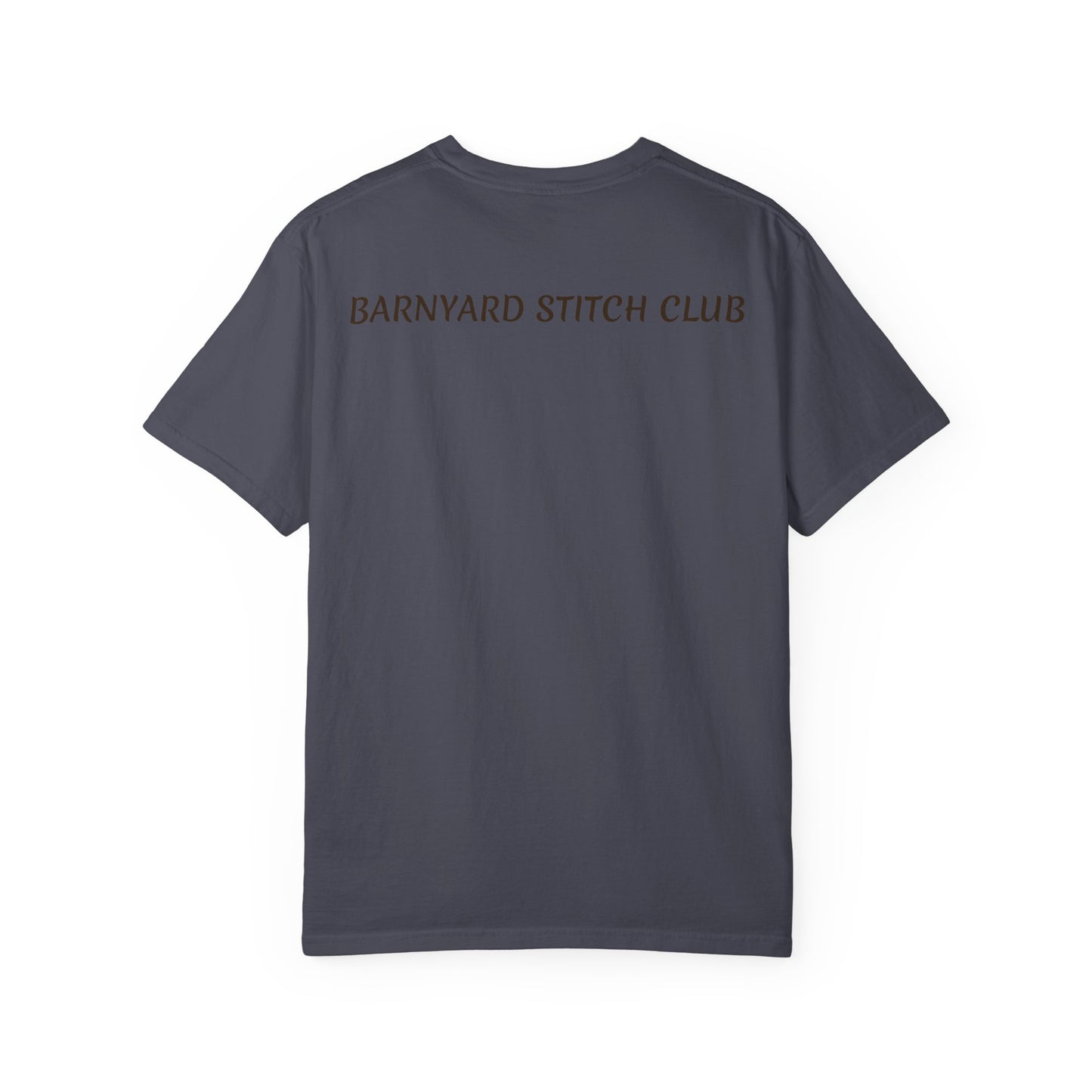 Sheep Dog, Sheep, Goat Crocheting — Barnyard Stitch Club T‑Shirt