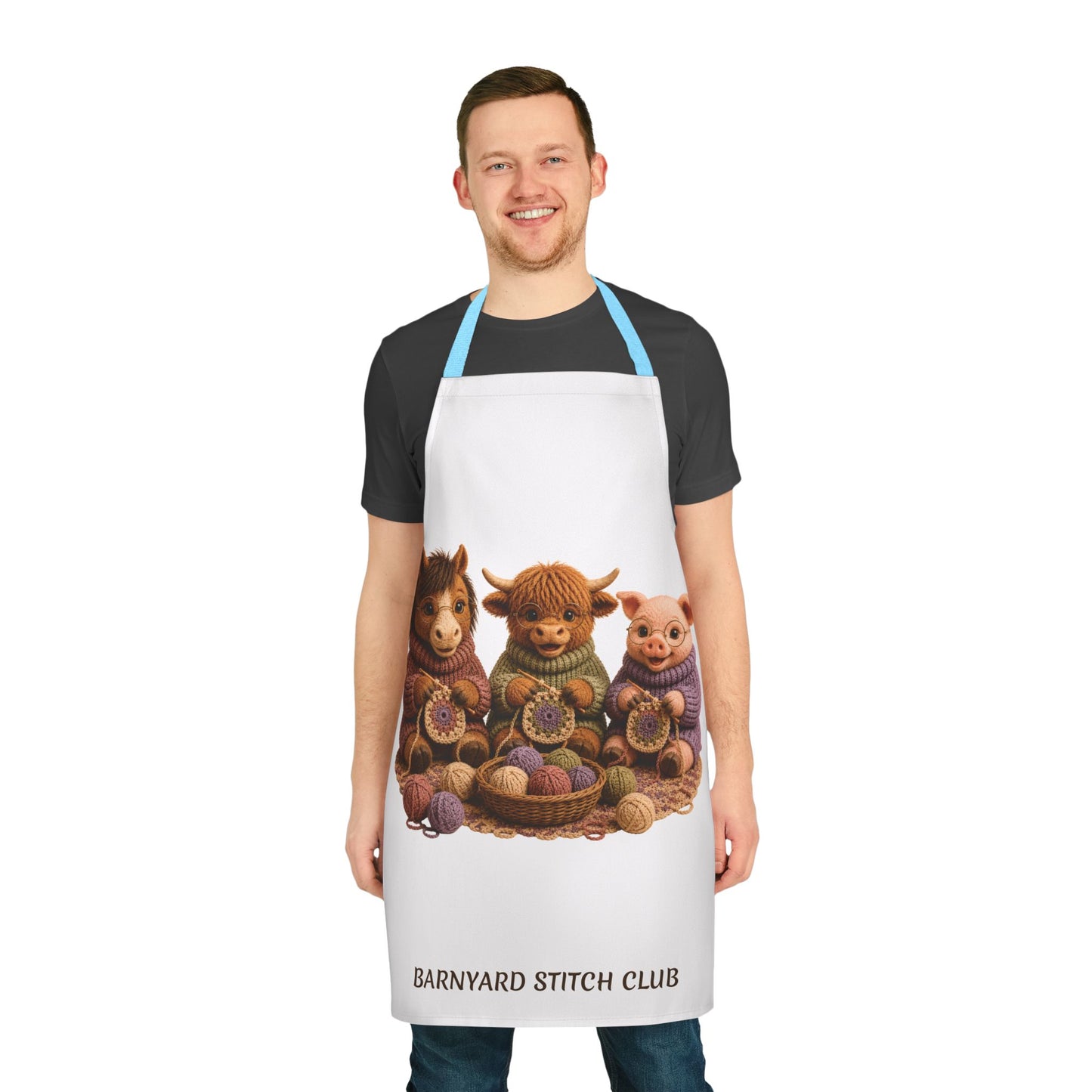 Horse, Hyland Cow, Pig Crocheting — Barnyard Stitch Club Apron