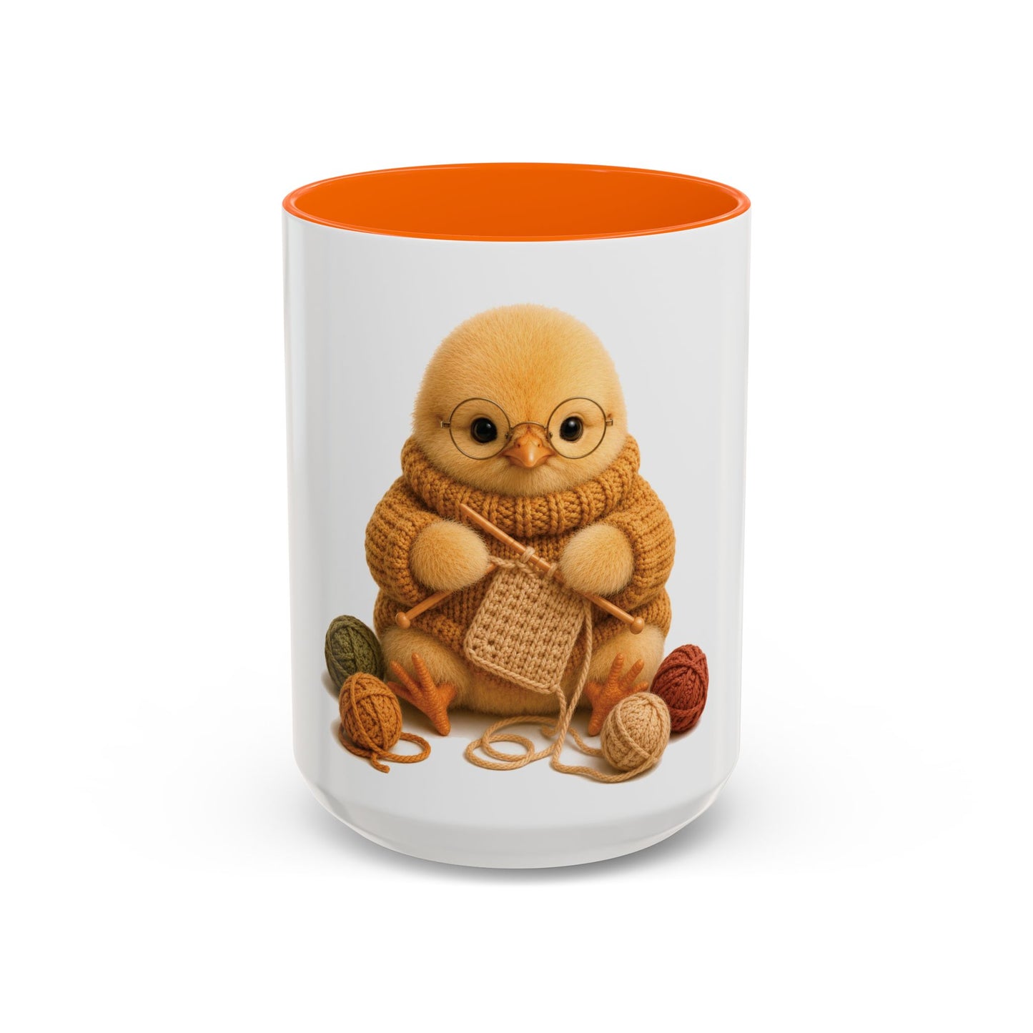Chick Knitting Mug — Barnyard Stitch Club Mug (11/15oz)
