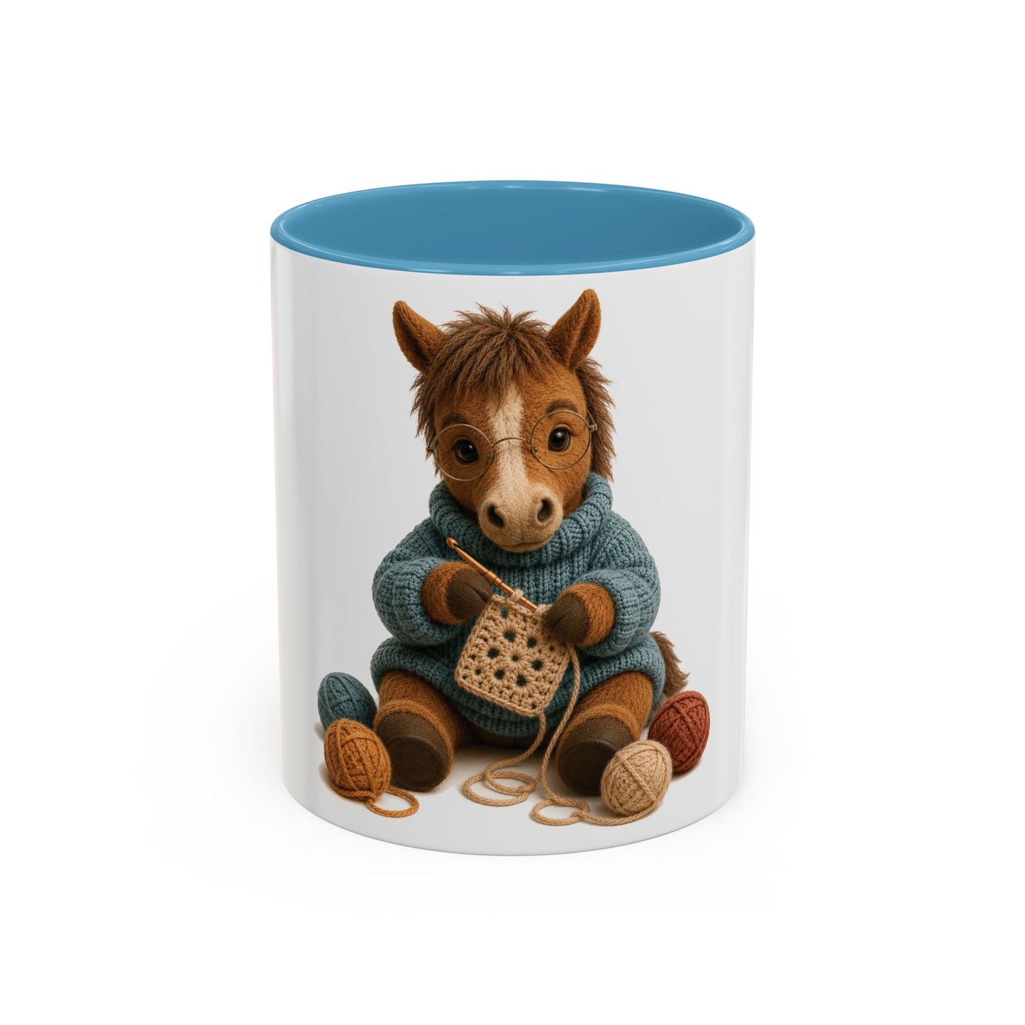 Horse Crocheting Mug — Barnyard Stitch Club Mug (11/15oz)