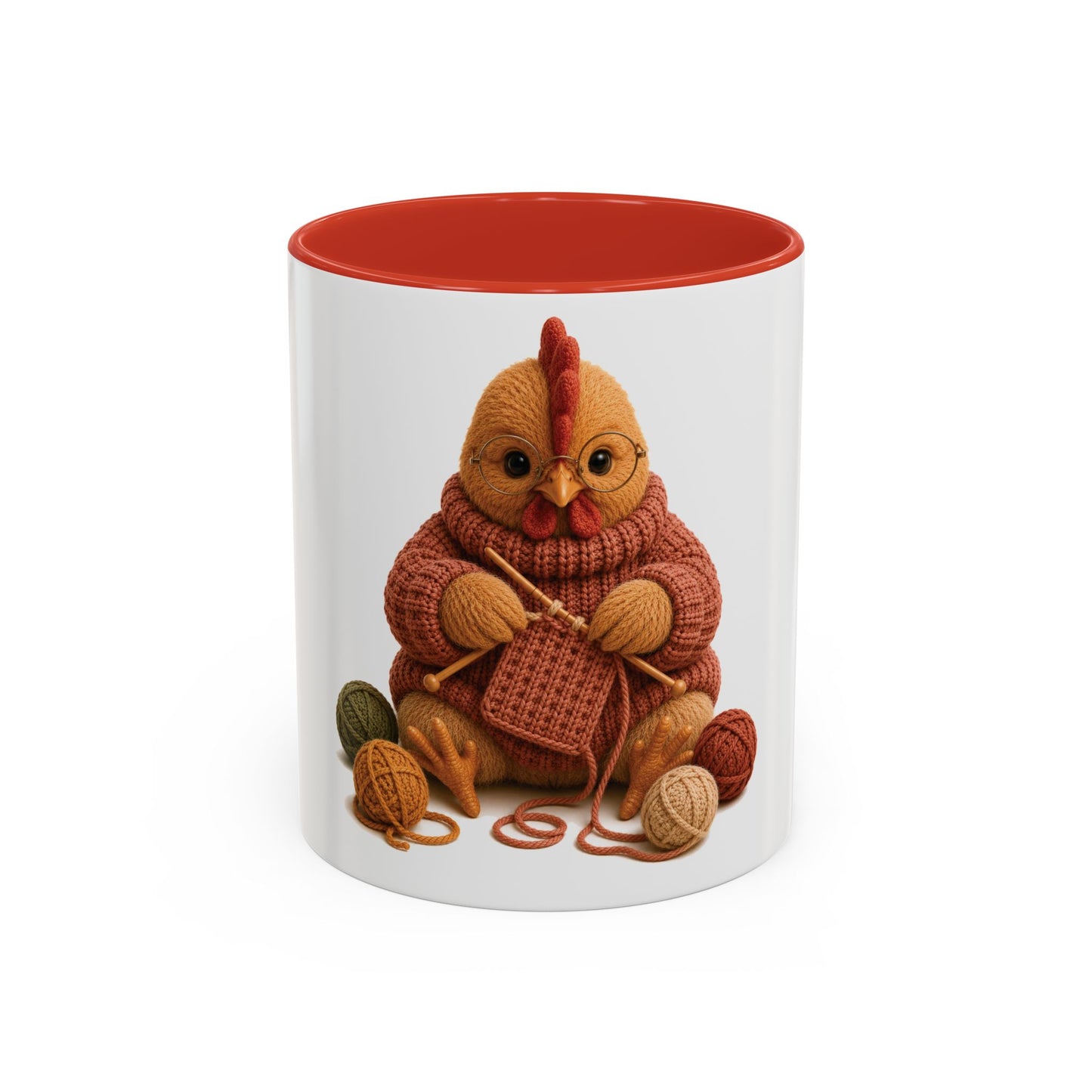 Chicken Knitting Mug — Barnyard Stitch Club Mug (11/15oz)