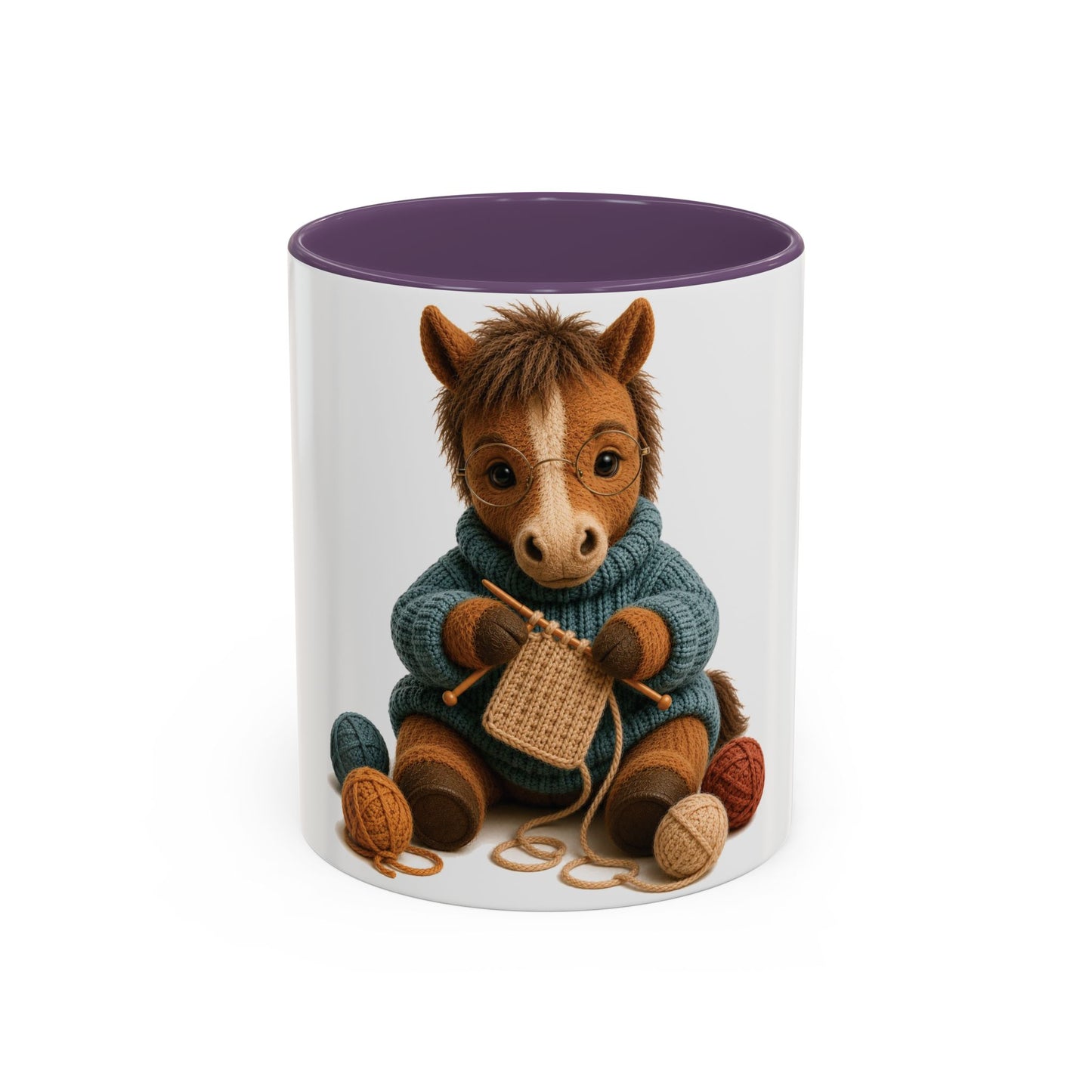 Horse Knitting Mug — Barnyard Stitch Club Mug (11/15oz)