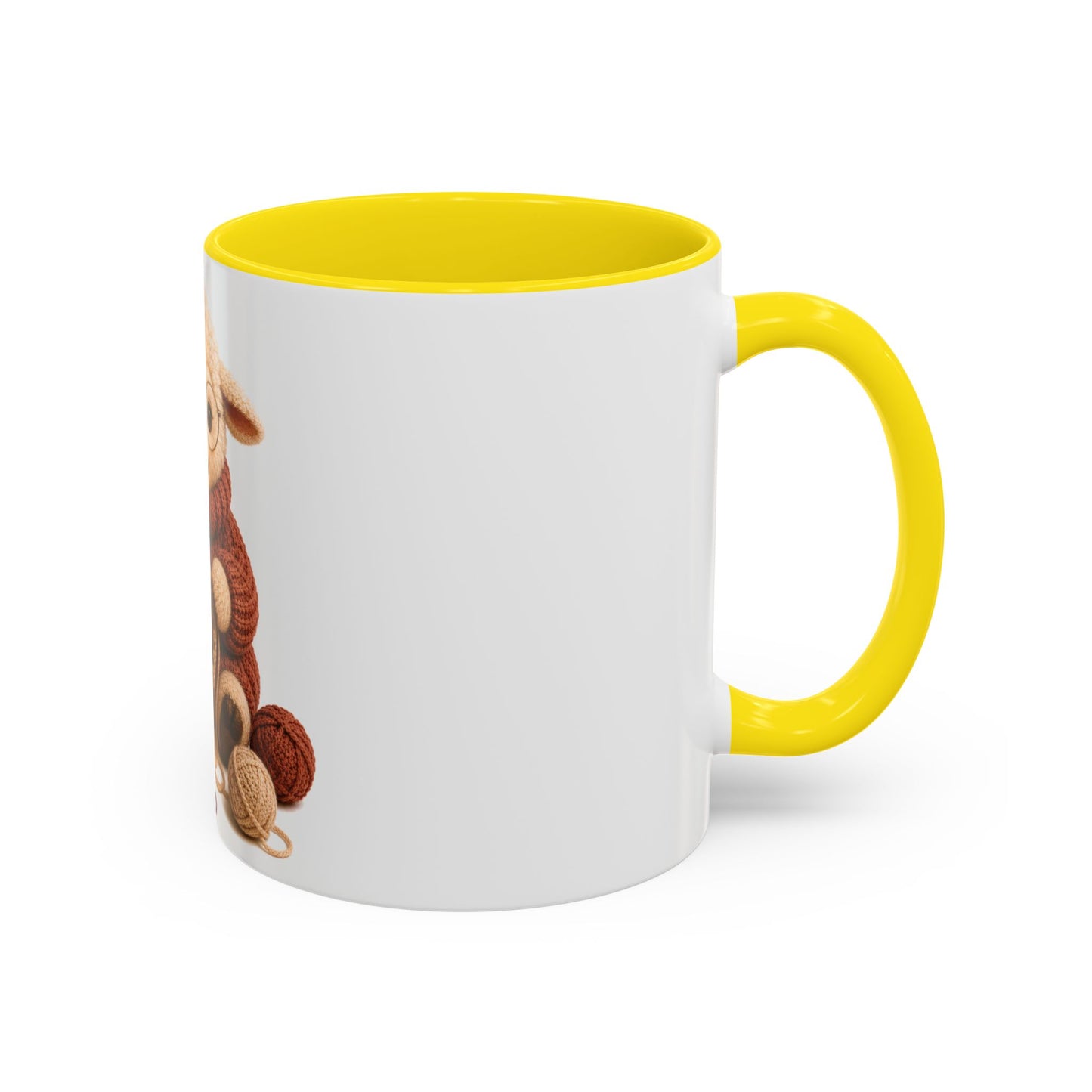 Sheep Crocheting Mug — Barnyard Stitch Club Mug (11/15oz)