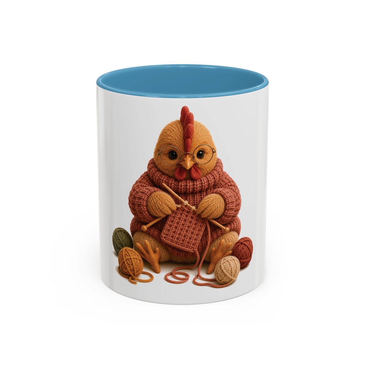 Chicken Knitting Mug — Barnyard Stitch Club Mug (11/15oz)