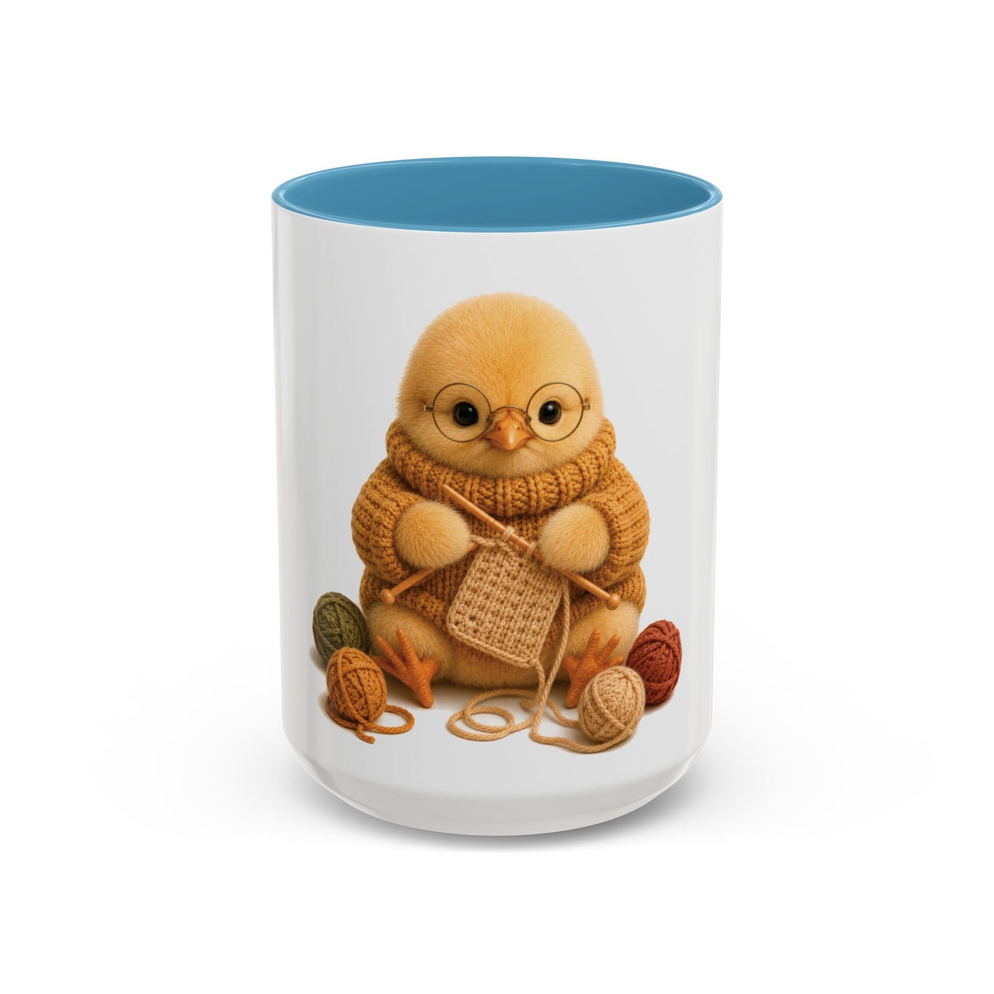 Chick Knitting Mug — Barnyard Stitch Club Mug (11/15oz)