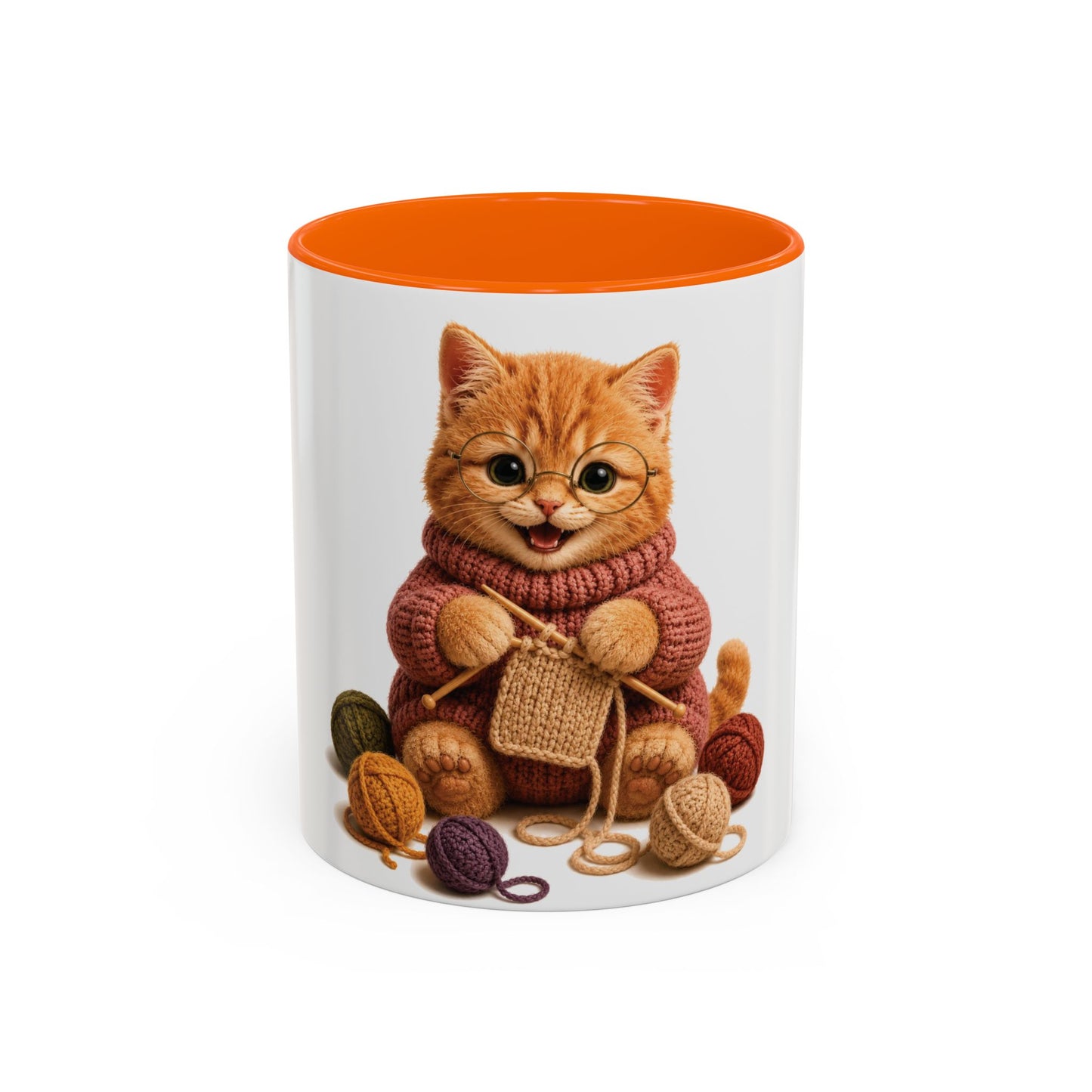 Cat Knitting Mug —Barnyard Stitch Club Mug (11/15oz)