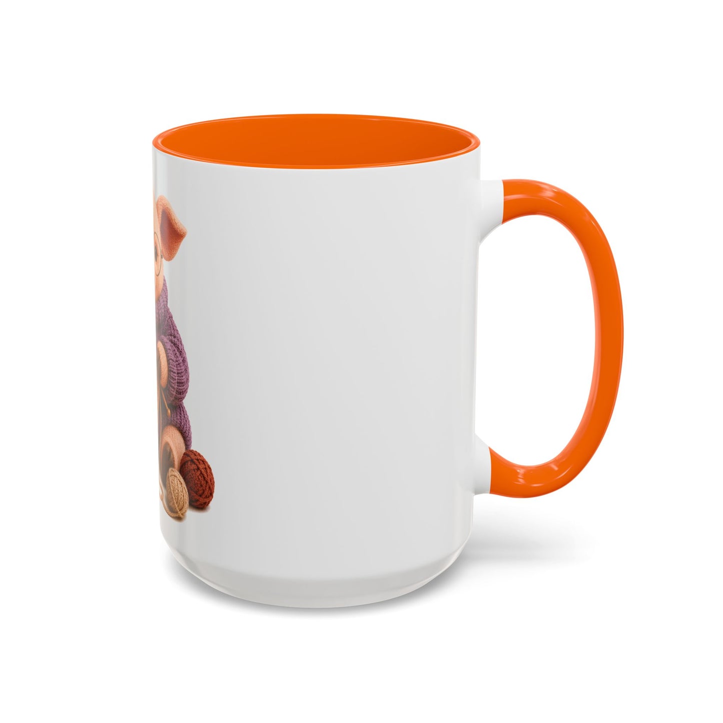 Pig Knitting Mug — Barnyard Stitch Club Mug (11/15oz)