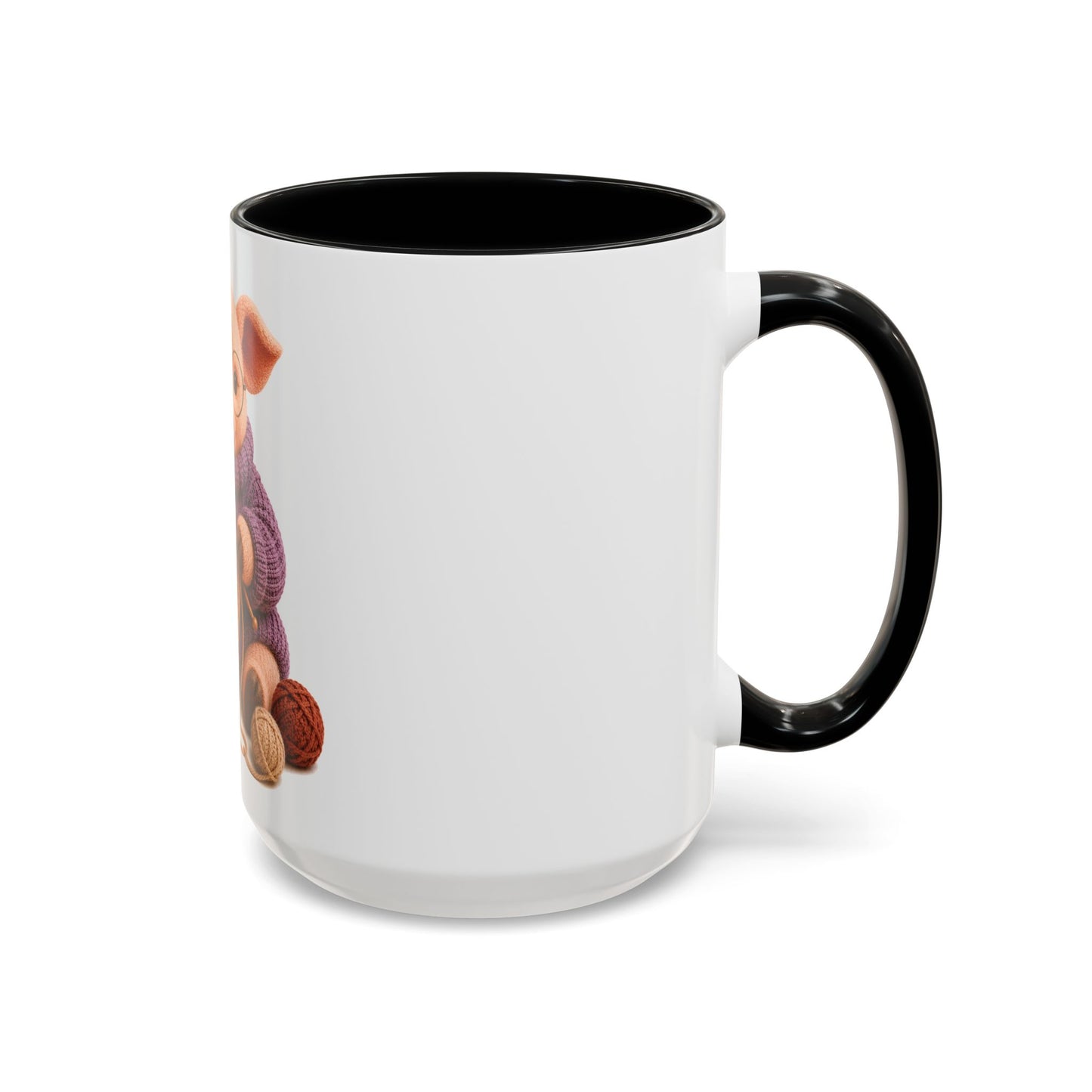 Pig Knitting Mug — Barnyard Stitch Club Mug (11/15oz)