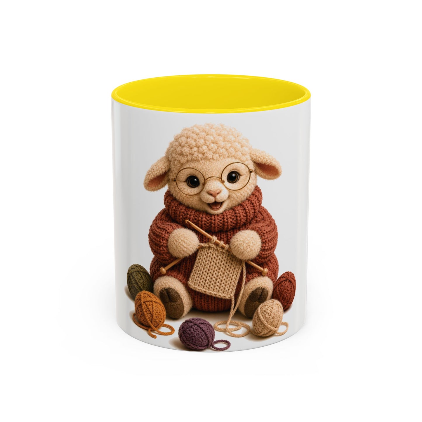 Sheep Knitting Mug — Barnyard Stitch Club Mug (11/15oz)